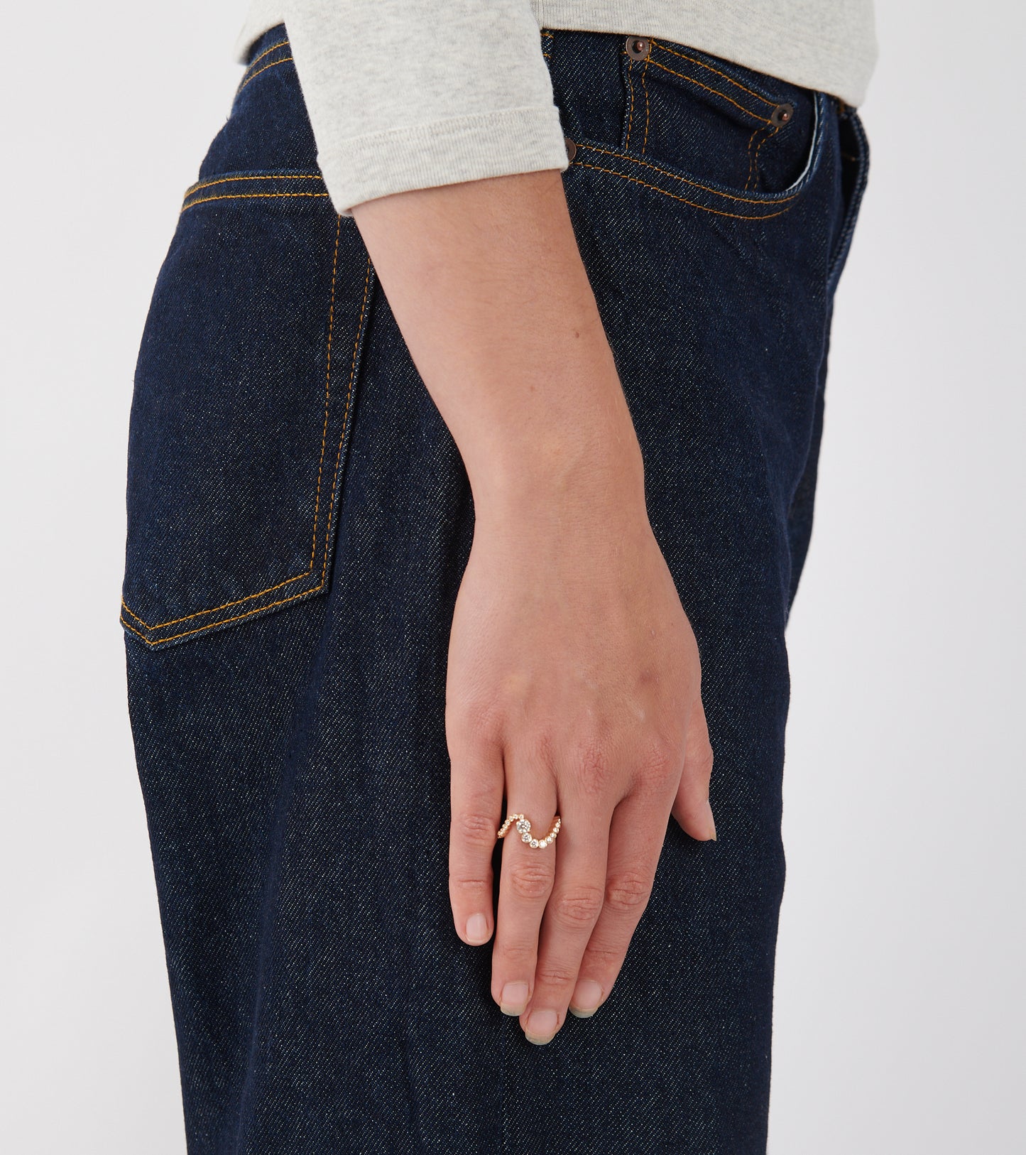 Ocean Ensemble Diamant Ring Gold