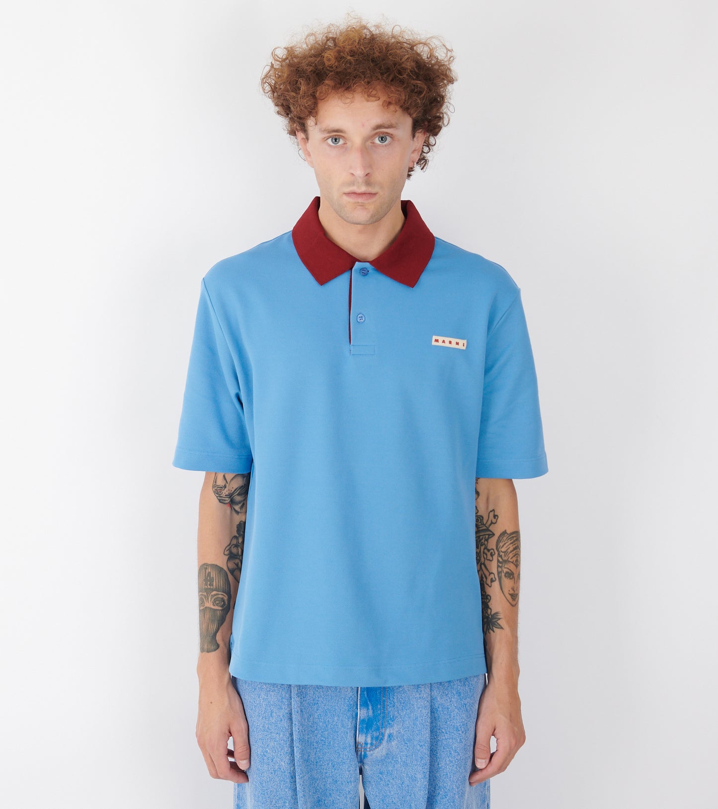 S/S Piqué Polo Iris Blue