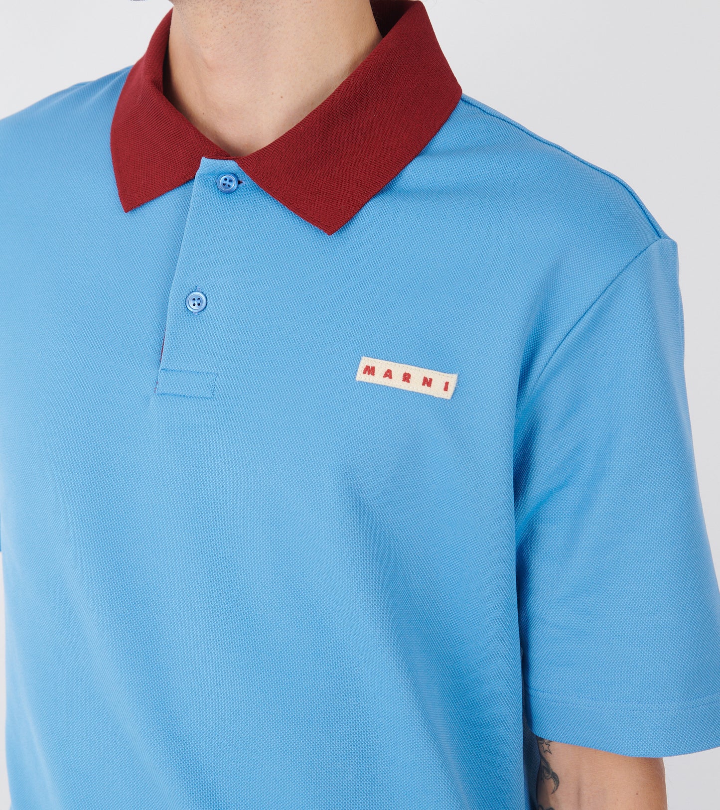 S/S Piqué Polo Iris Blue