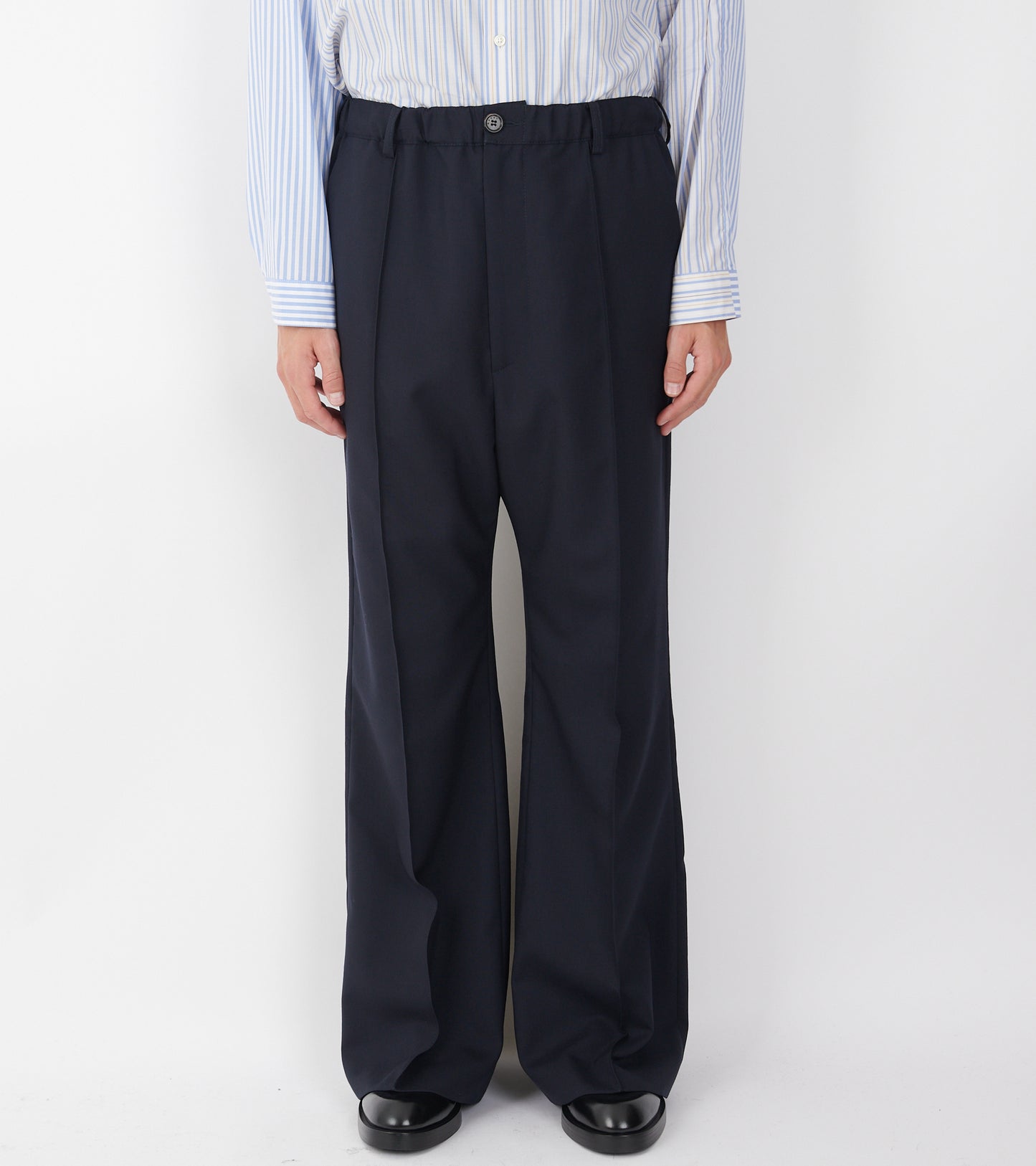 Wool Trousers Deep Blue