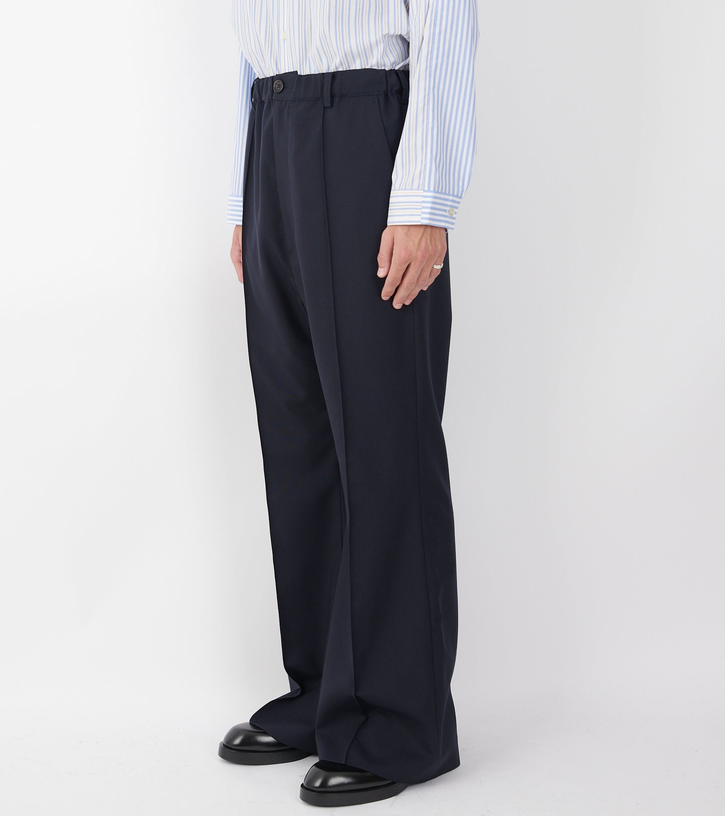 Wool Trousers Deep Blue