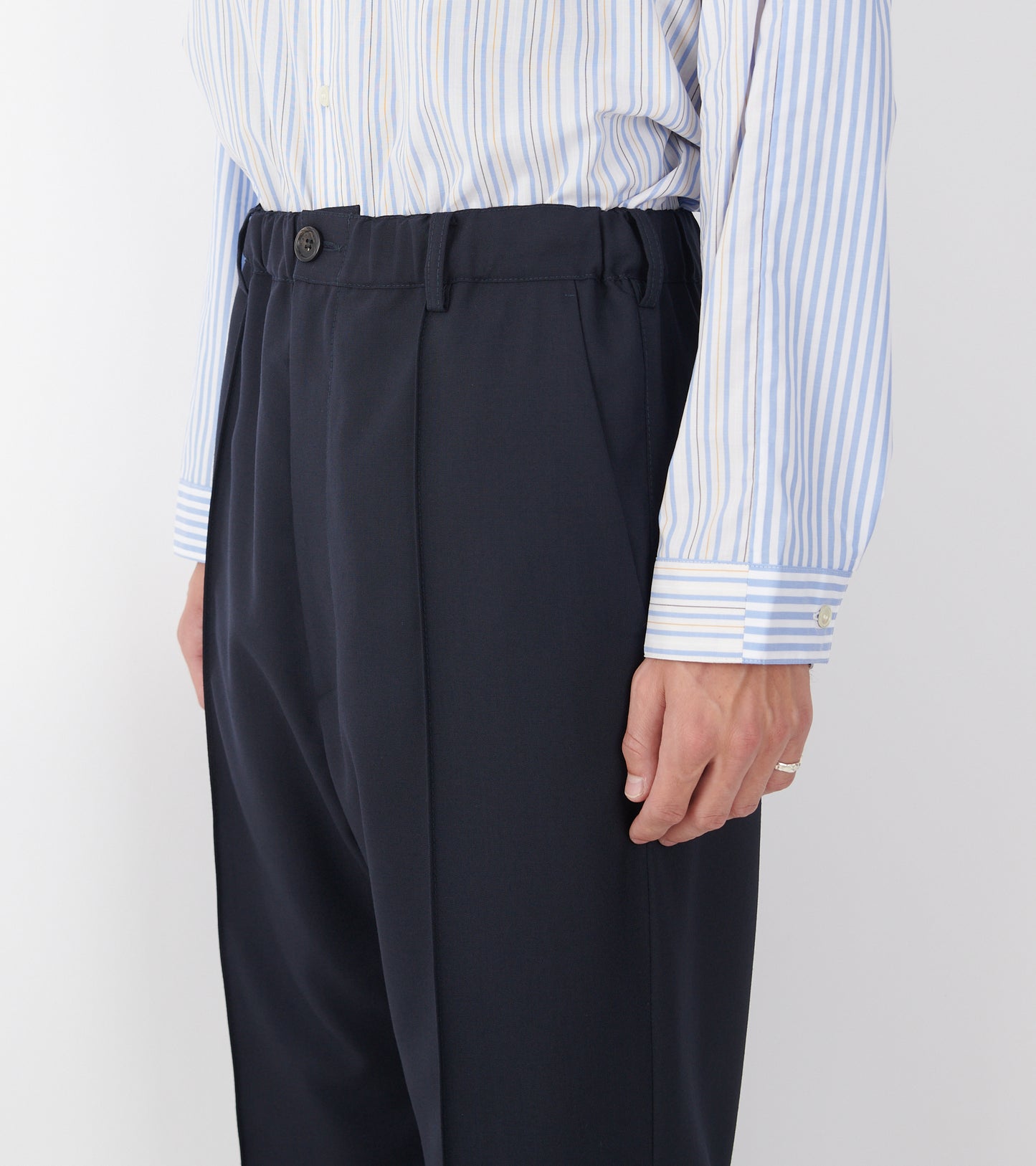Wool Trousers Deep Blue