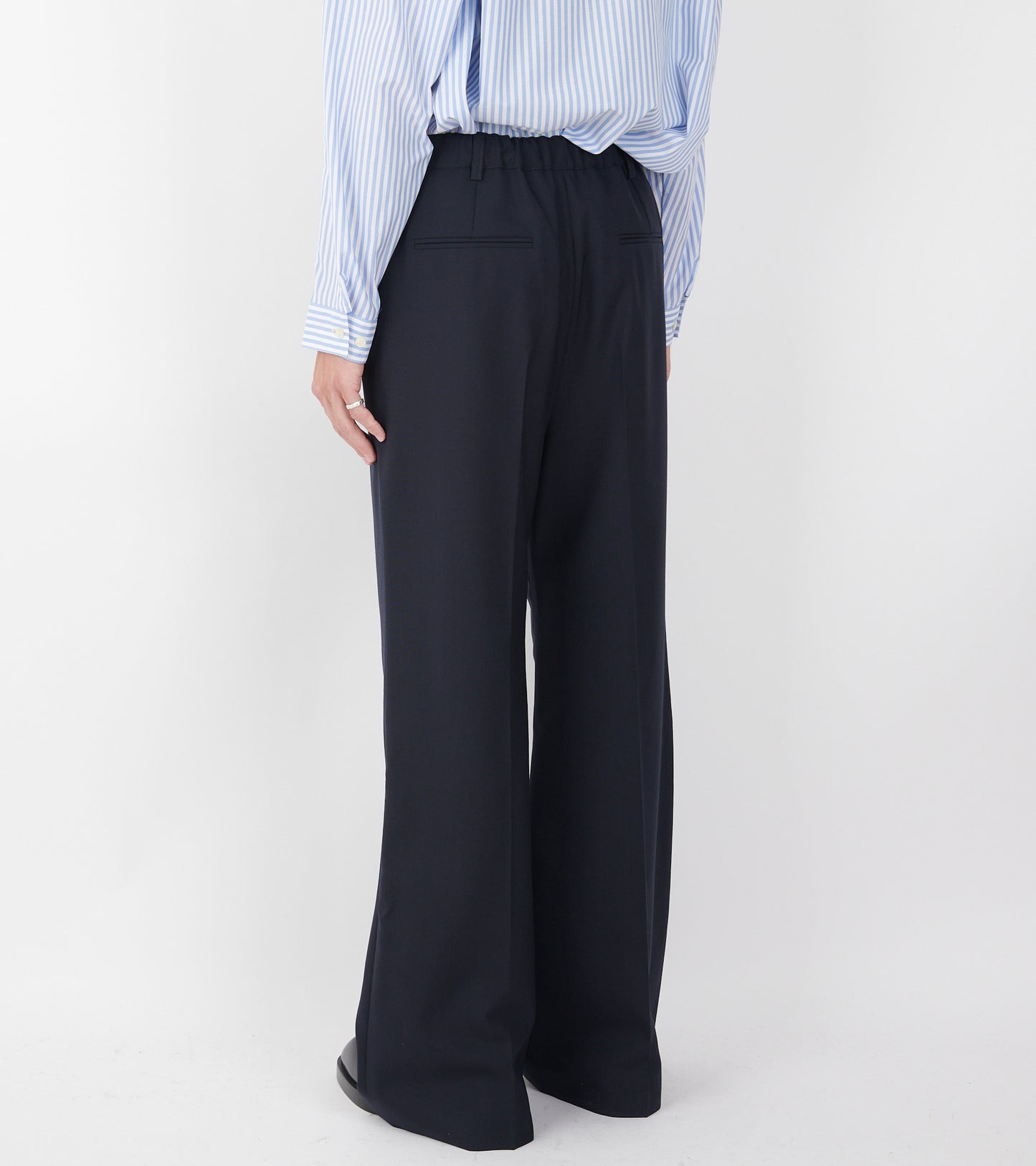 Wool Trousers Deep Blue