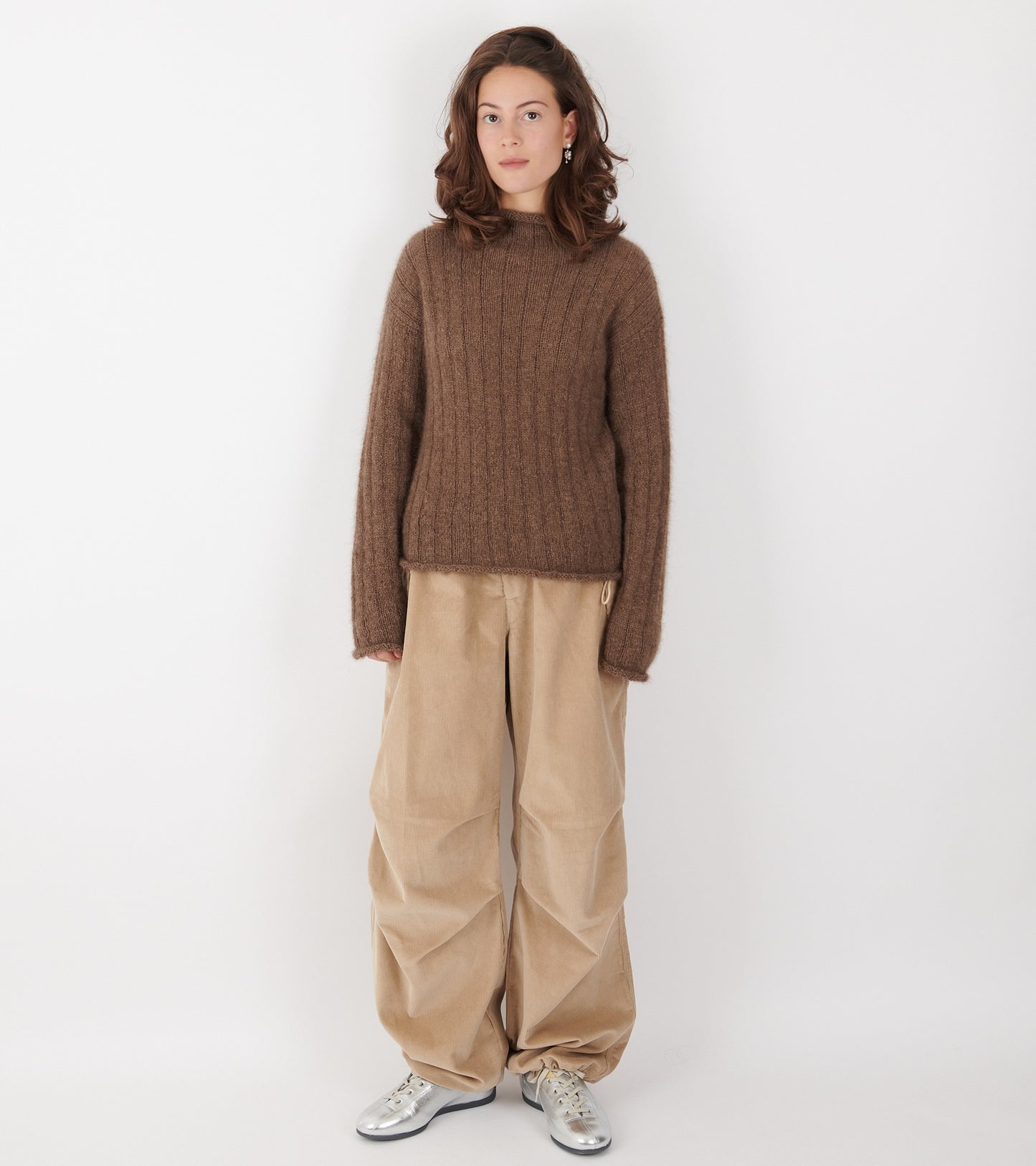 Baby Corduroy Ufo Pants Oatmeal