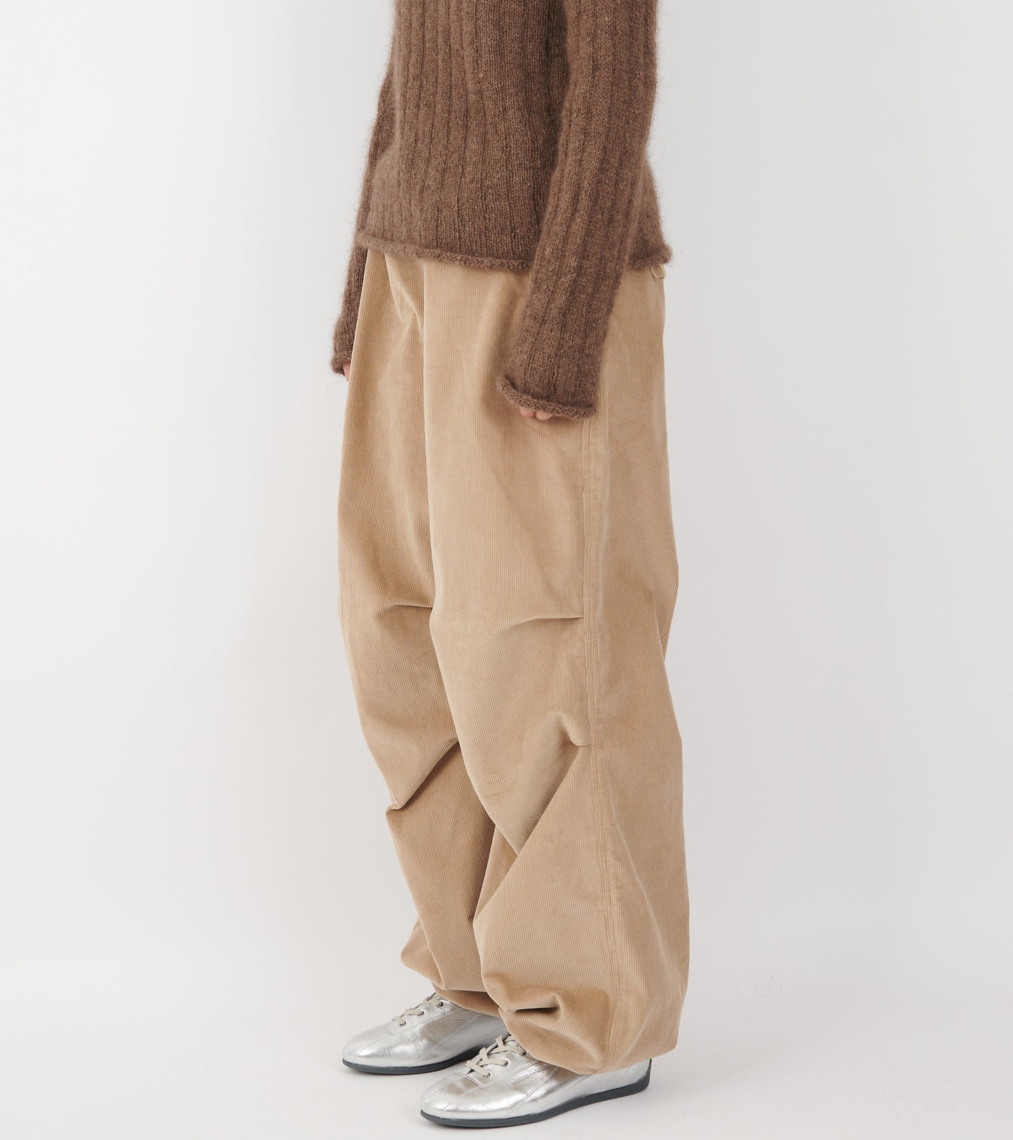 Baby Corduroy Ufo Pants Oatmeal