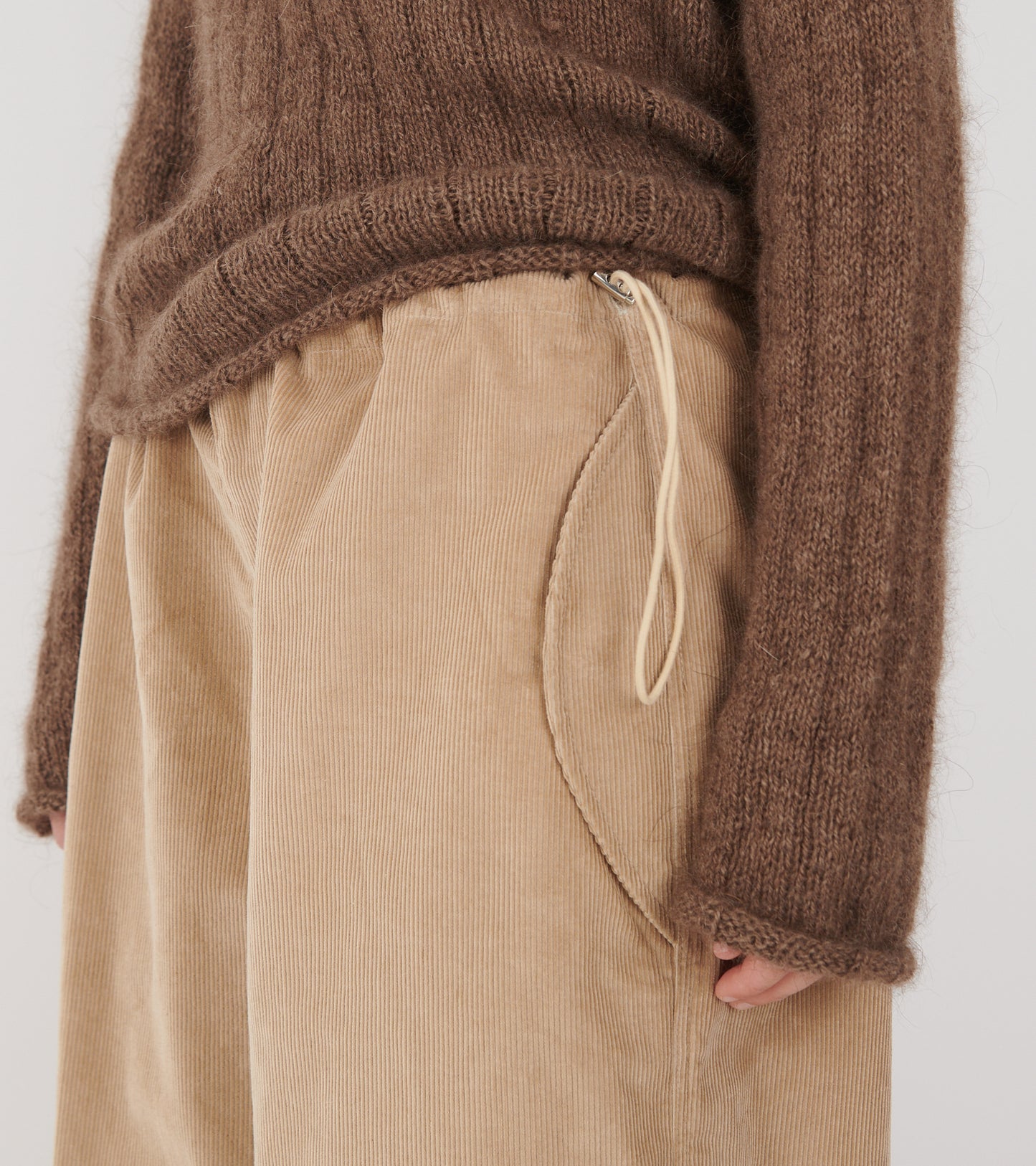 Baby Corduroy Ufo Pants Oatmeal