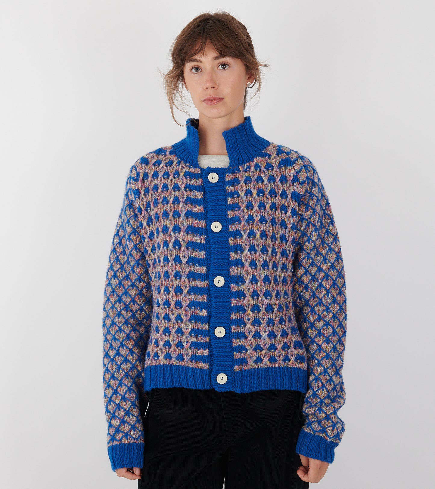 Kimchi Cardigan Blue Party
