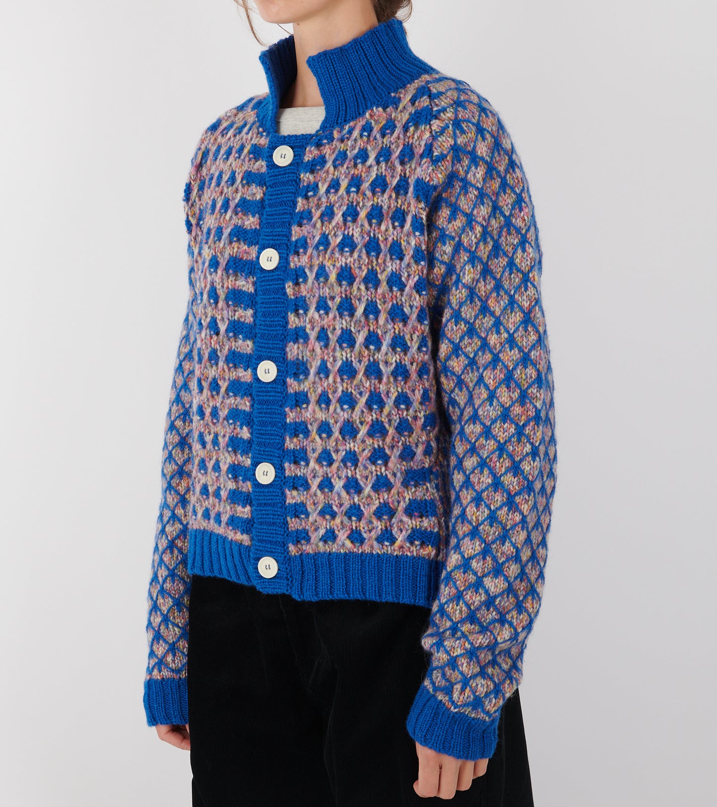 Kimchi Cardigan Blue Party