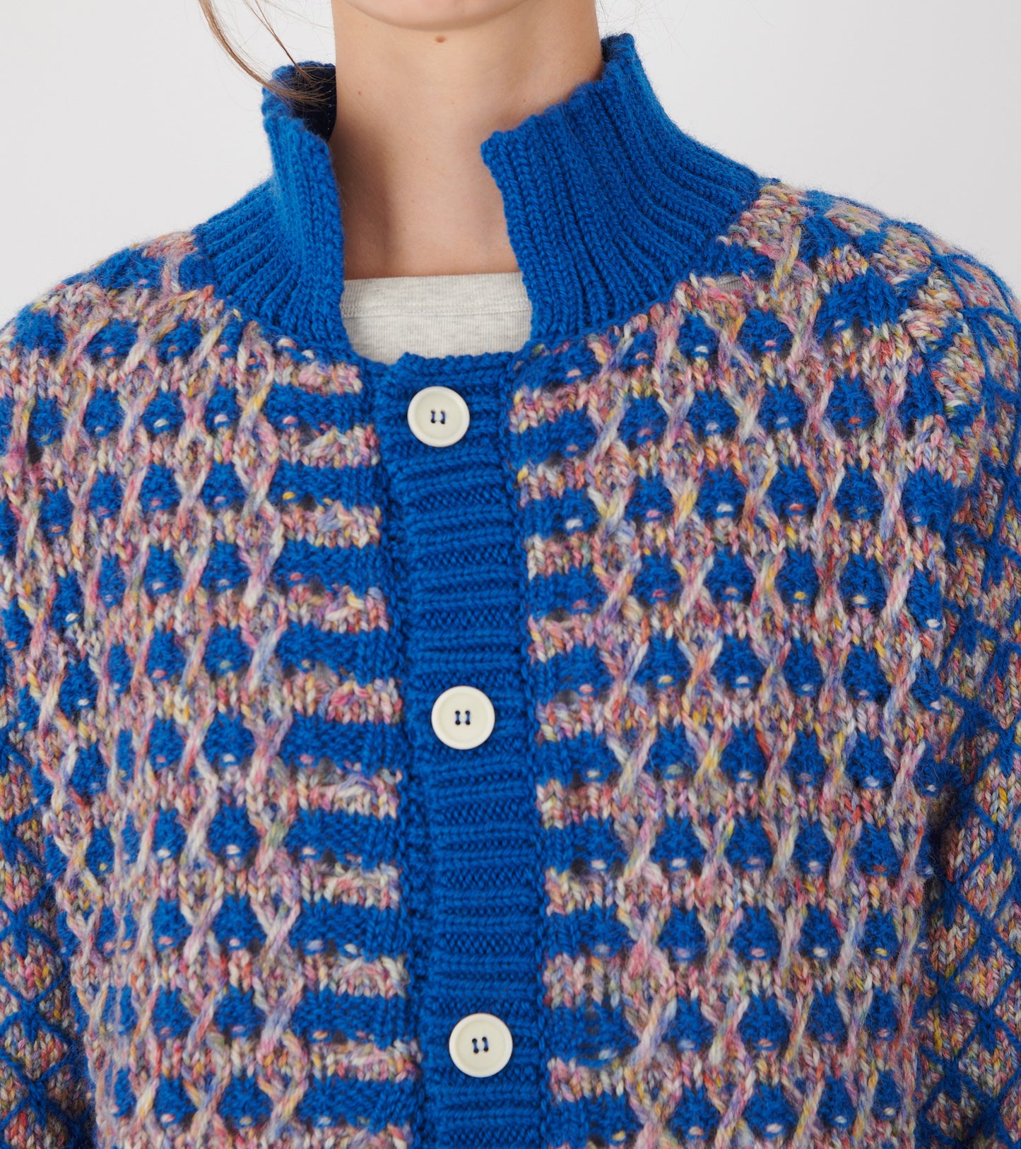 Kimchi Cardigan Blue Party