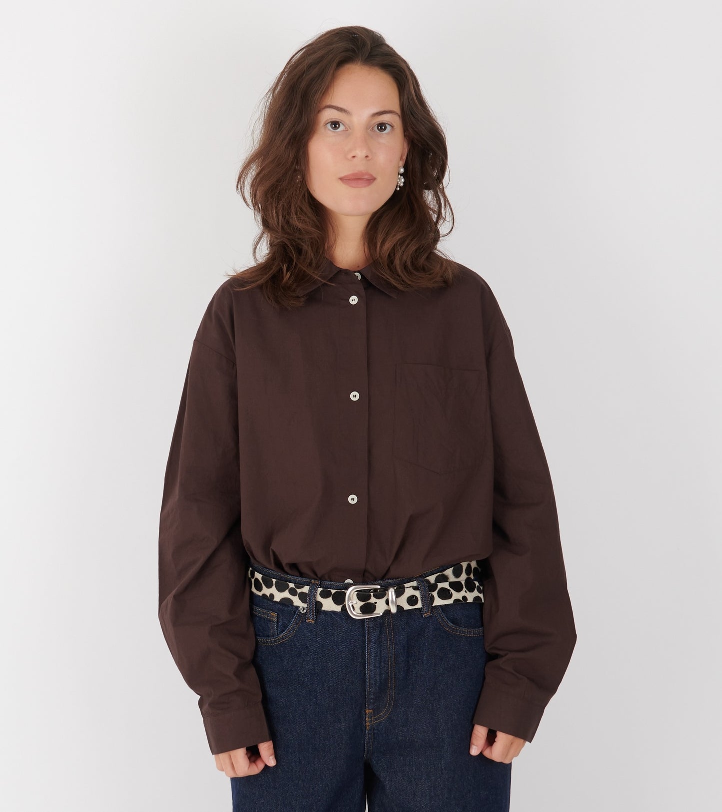 Edgar Shirt Dark Brown