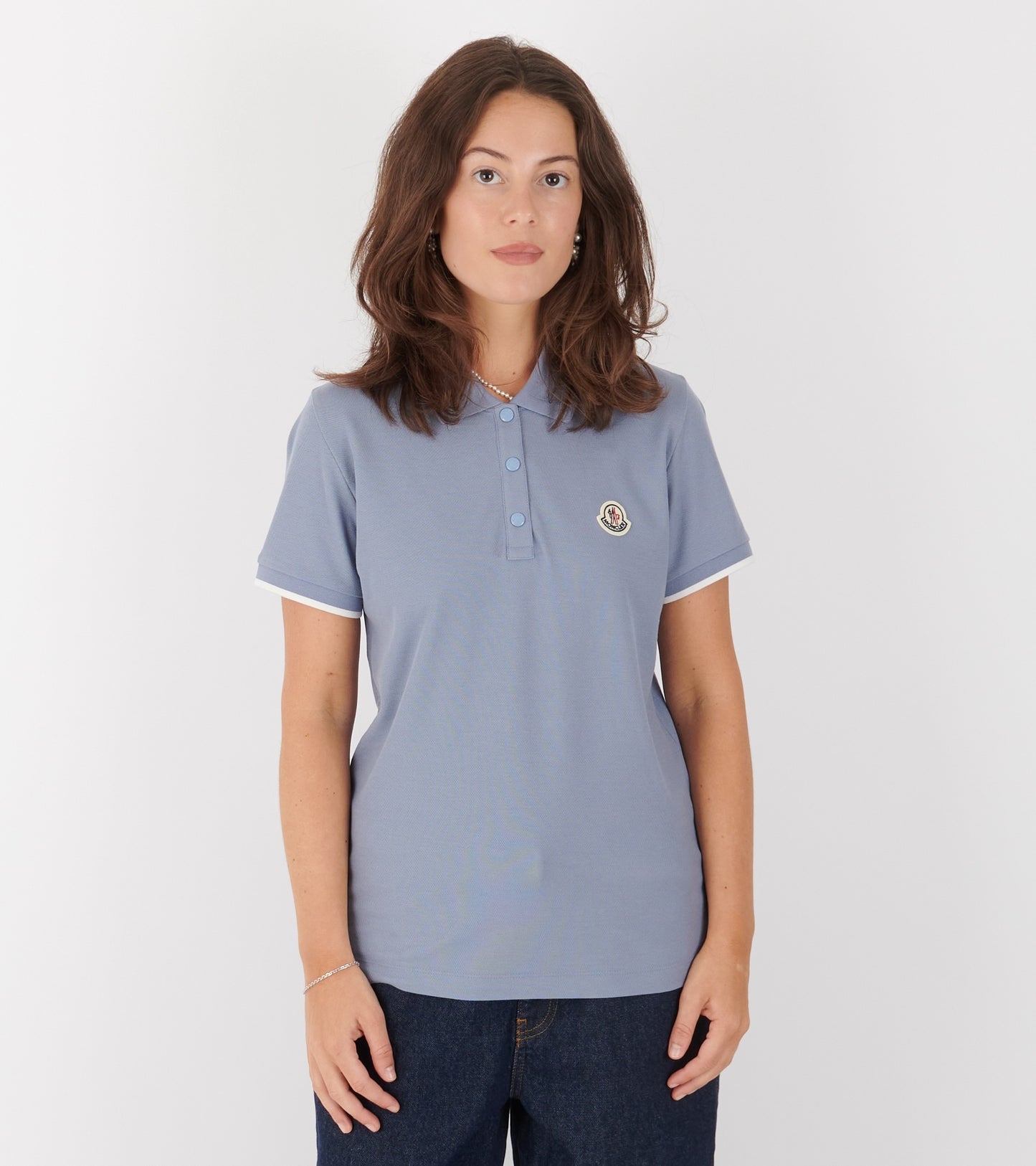S/S Logo Polo Shirt Light Blue