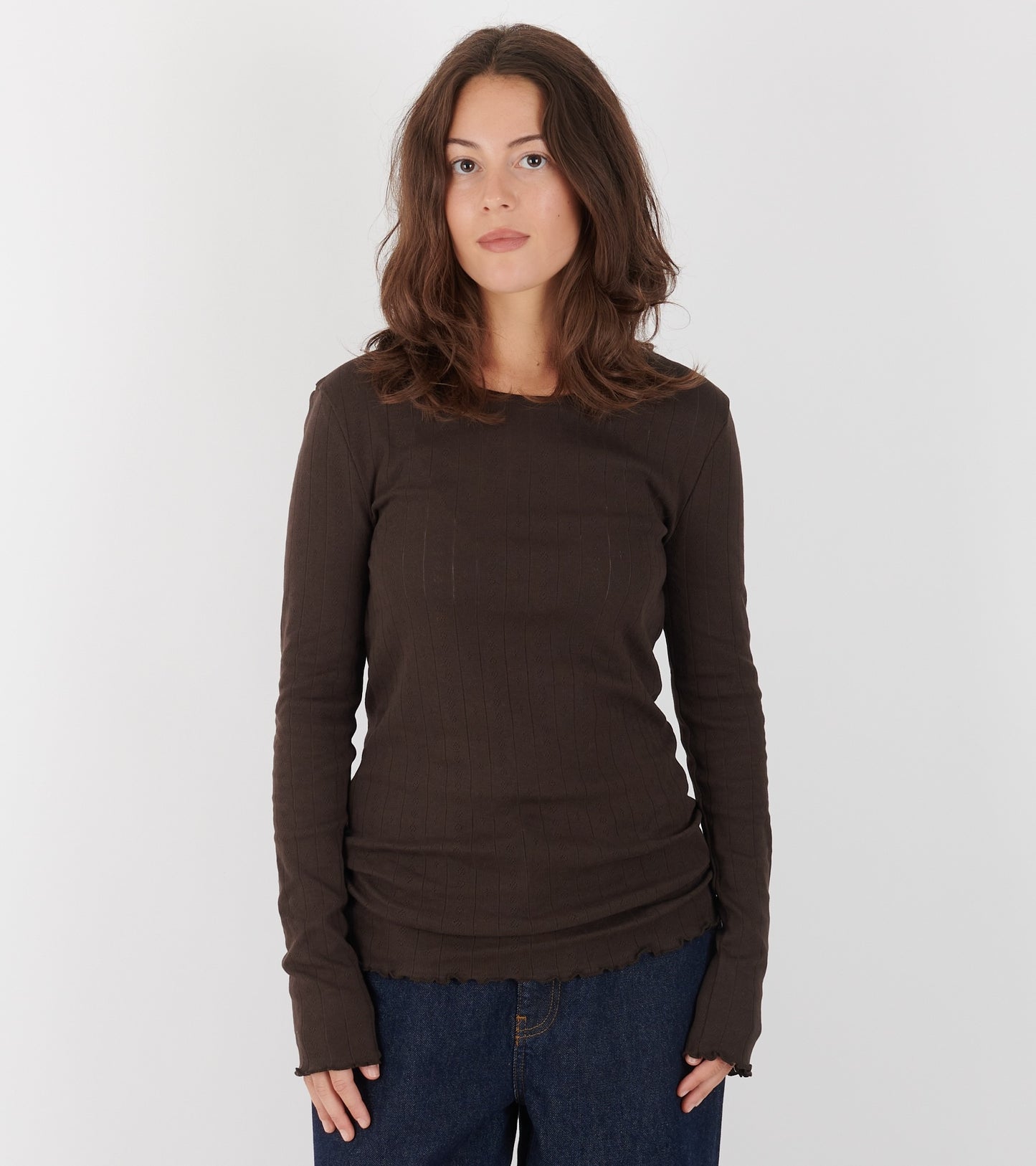 Edie Blouse Dark Brown