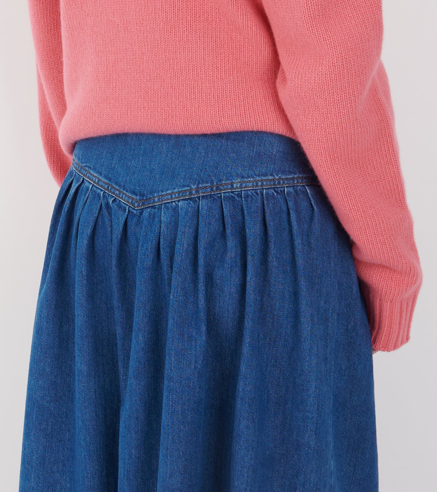 Dolly Skirt Vintage Washed Blue