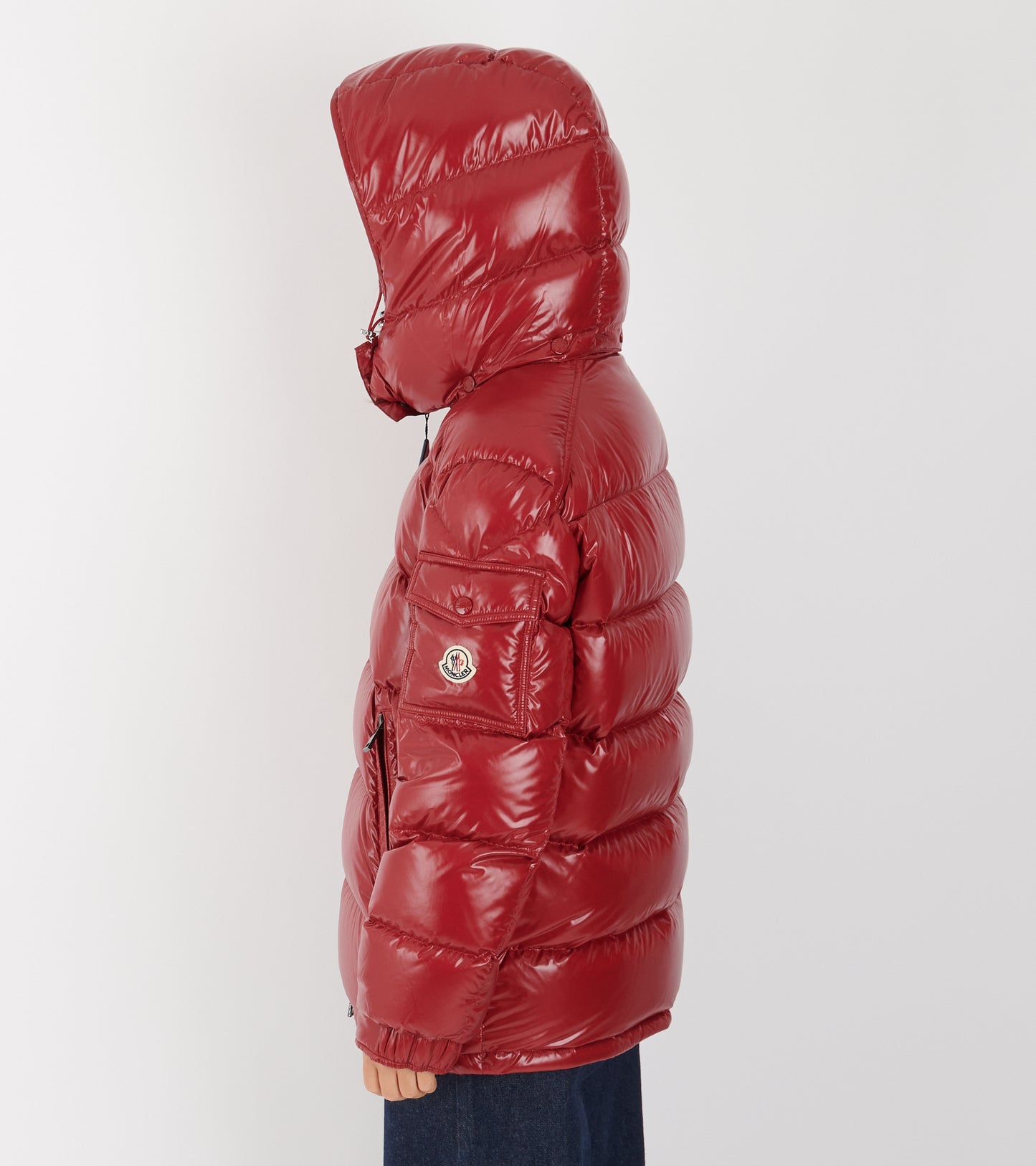 Maire Hooded Down Jacket Red