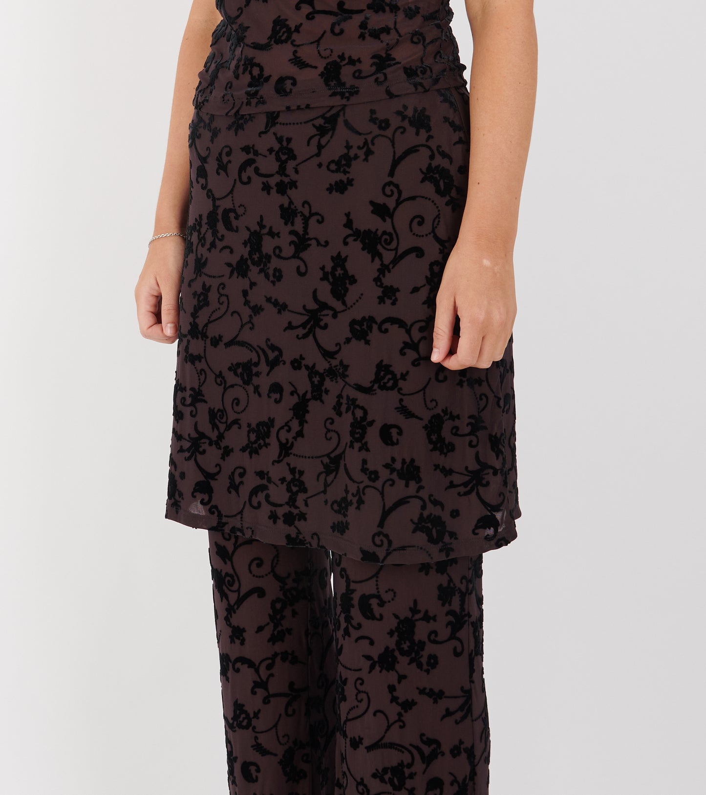 Sascha Skirt Brown/Black