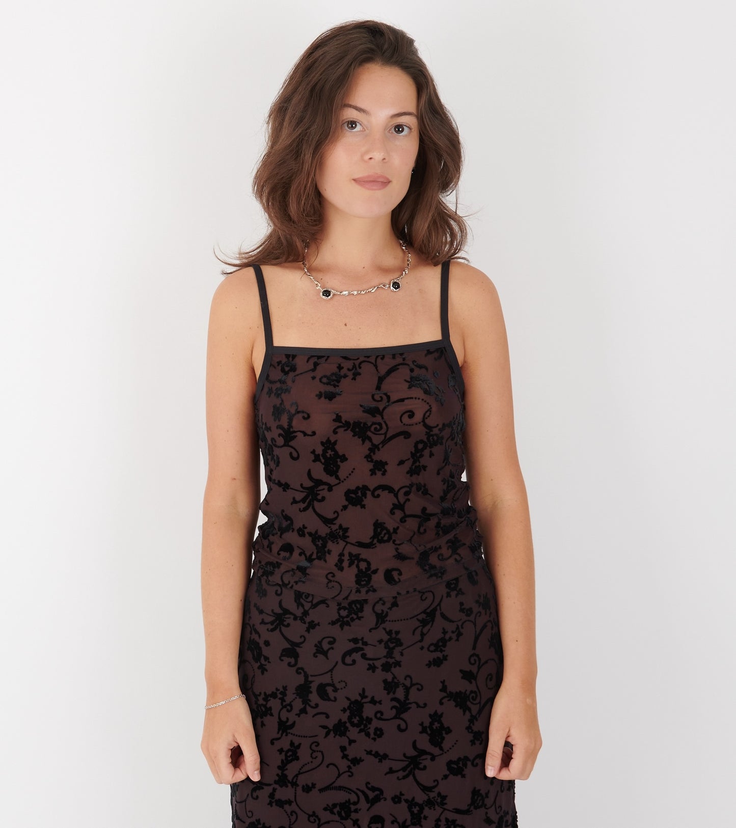 Gigi Top Brown/Black