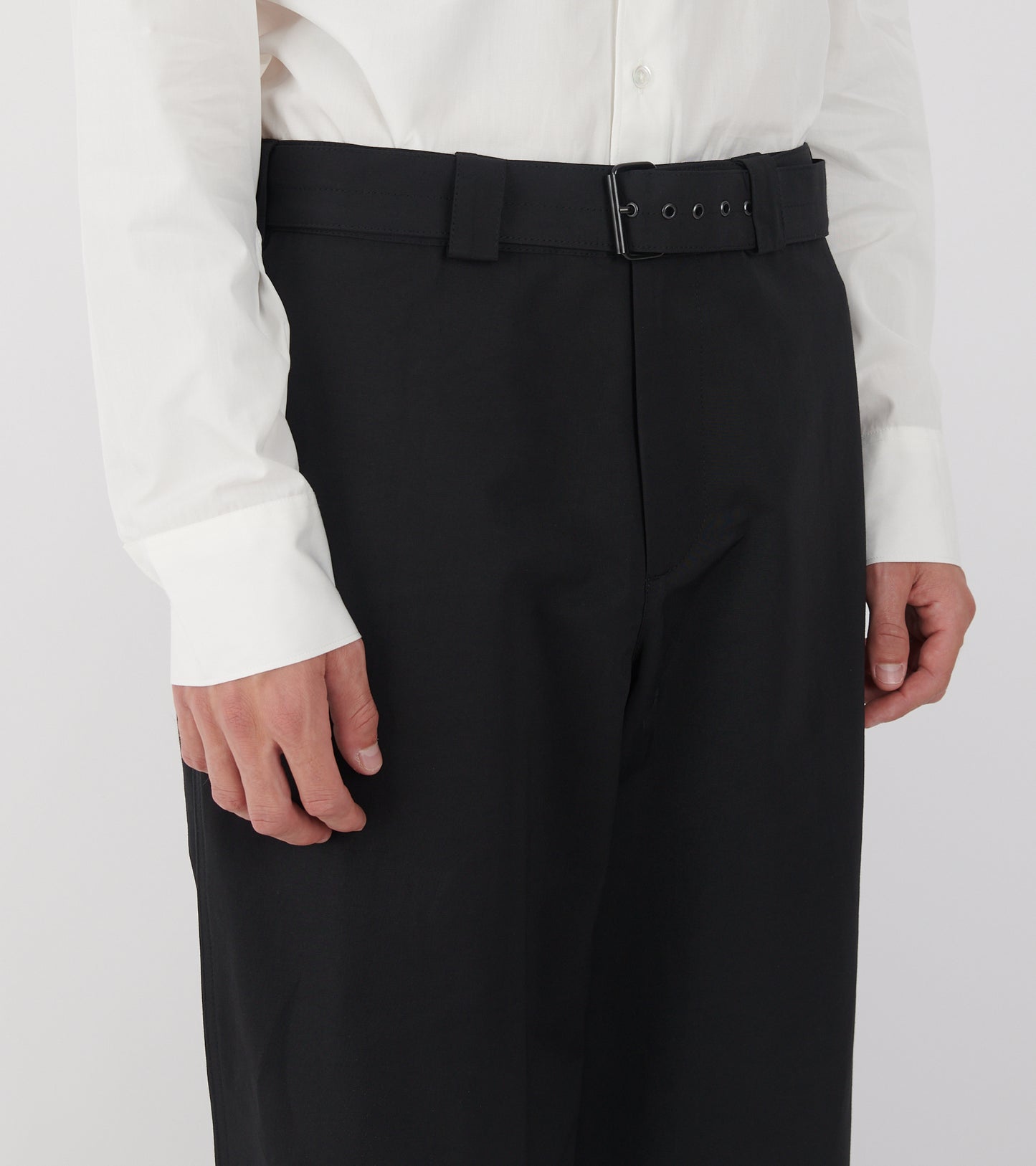 Belt Trousers Black