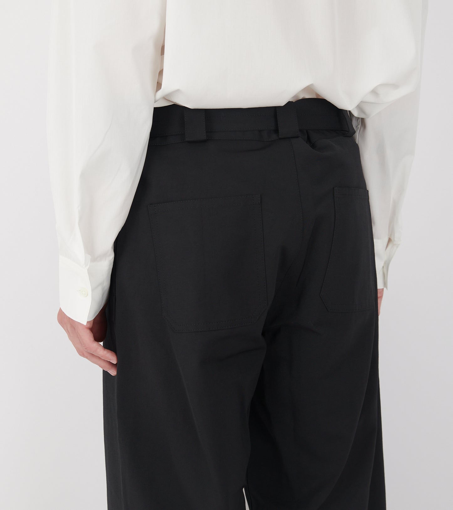 Belt Trousers Black