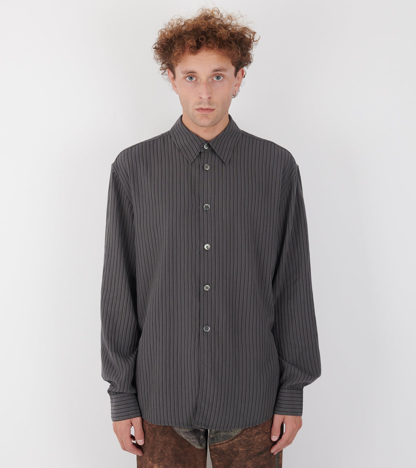 Beyond Shirt Iron Stripe Ceremony Viscose