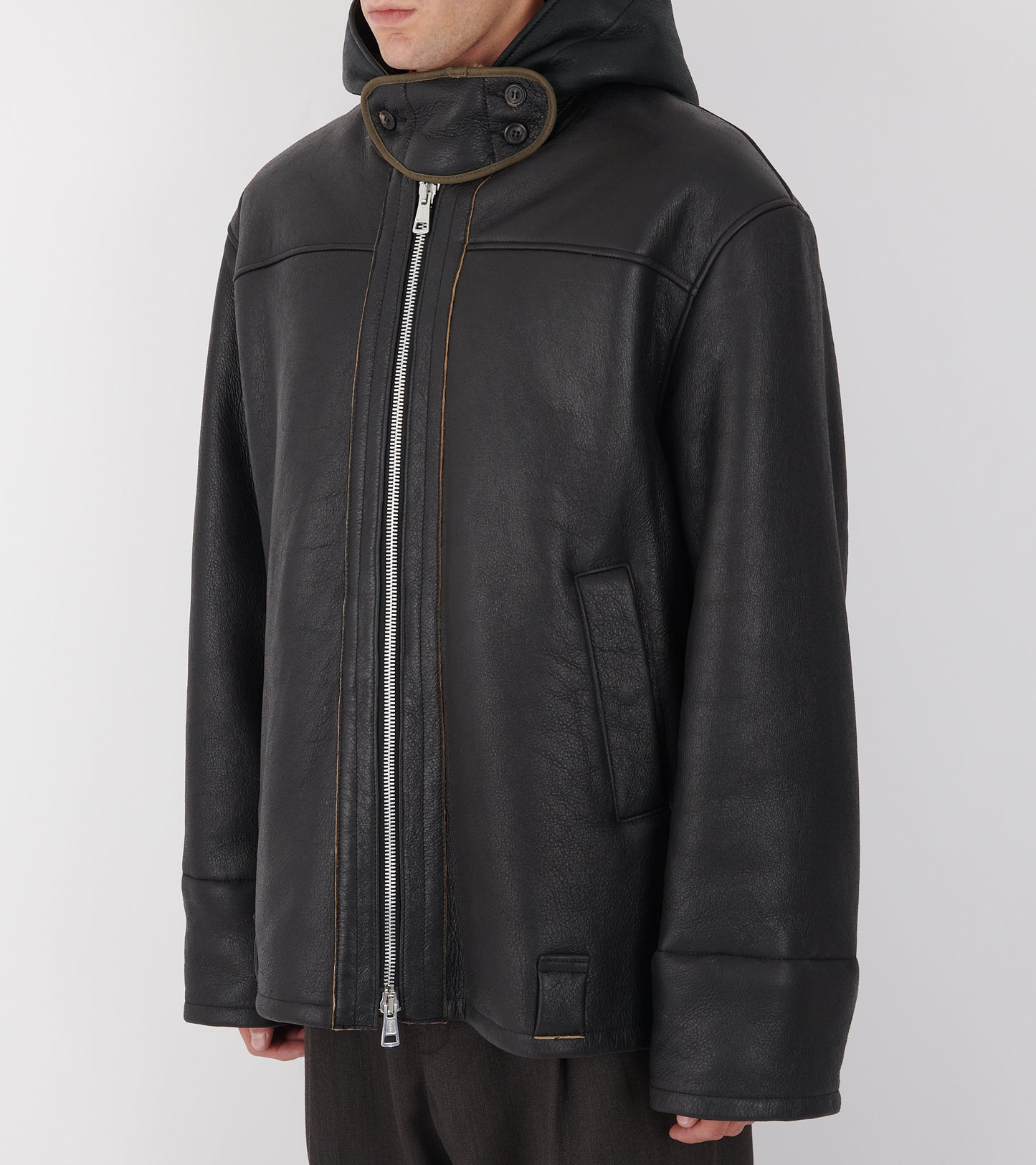 Blizzard Jacket Natural Aviator Shearling