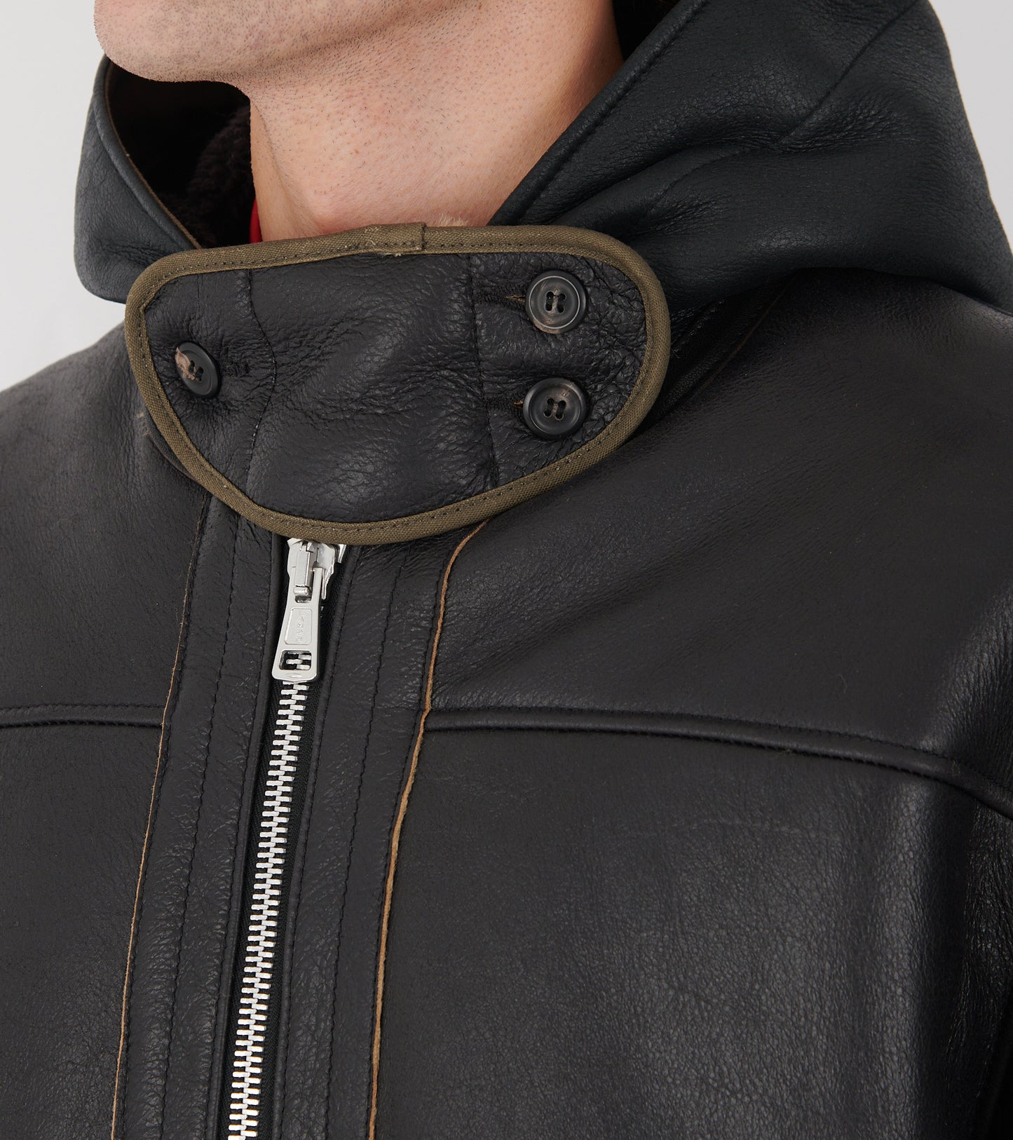 Blizzard Jacket Natural Aviator Shearling
