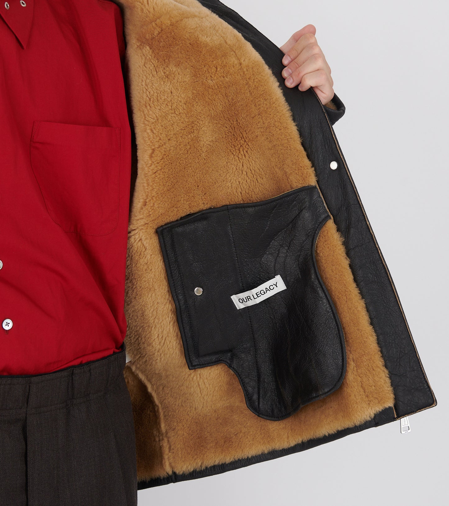 Blizzard Jacket Natural Aviator Shearling