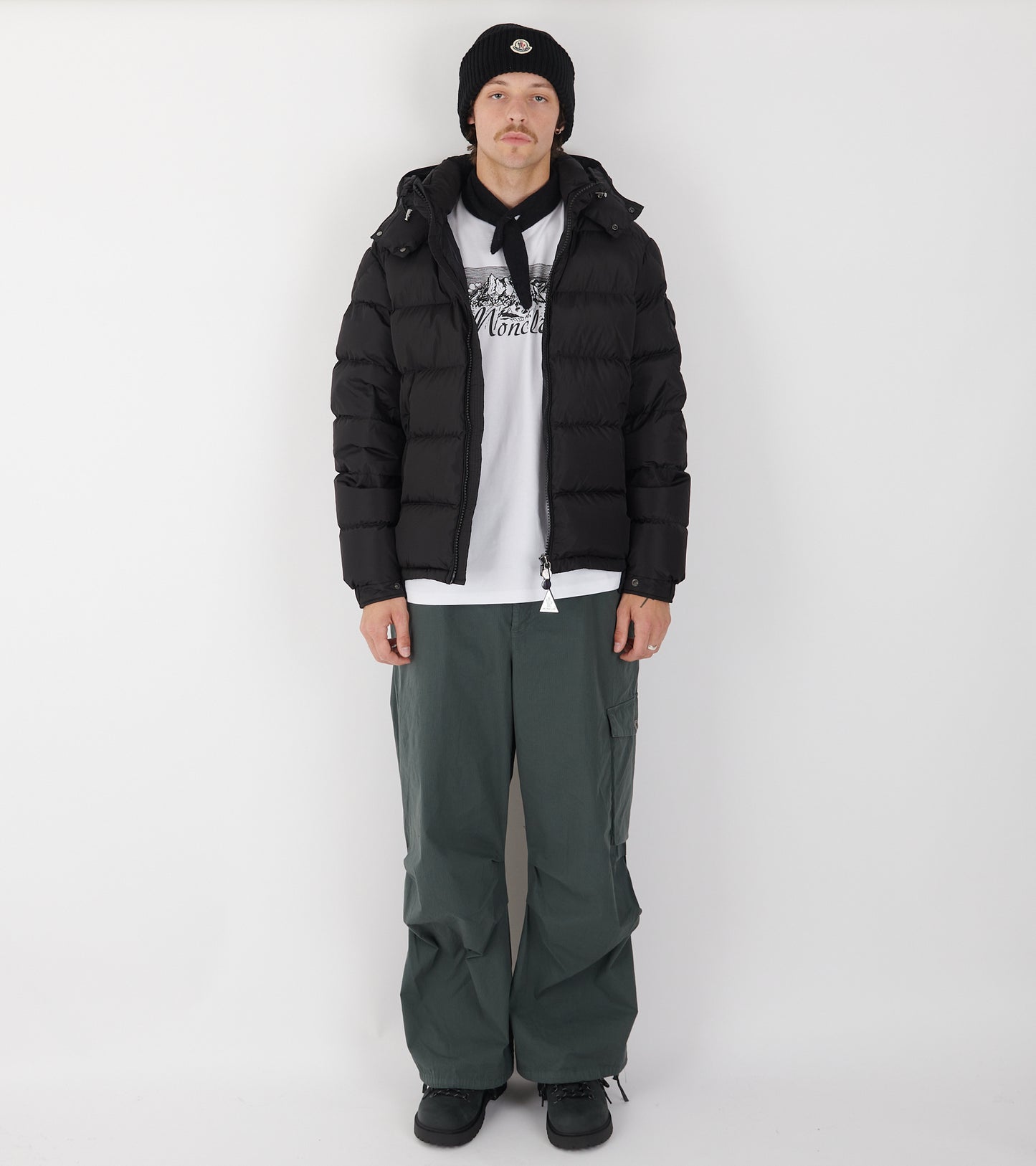Maya Matte Down Jacket Black