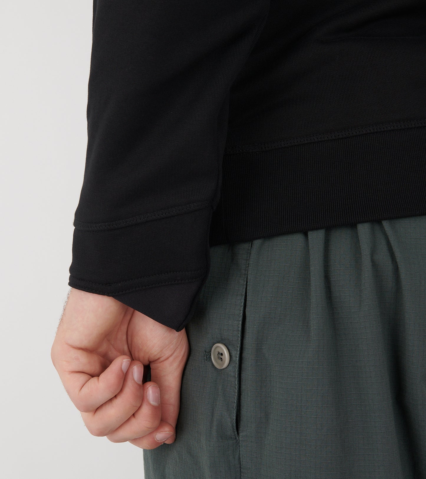 Cotton Sweatshirt Black