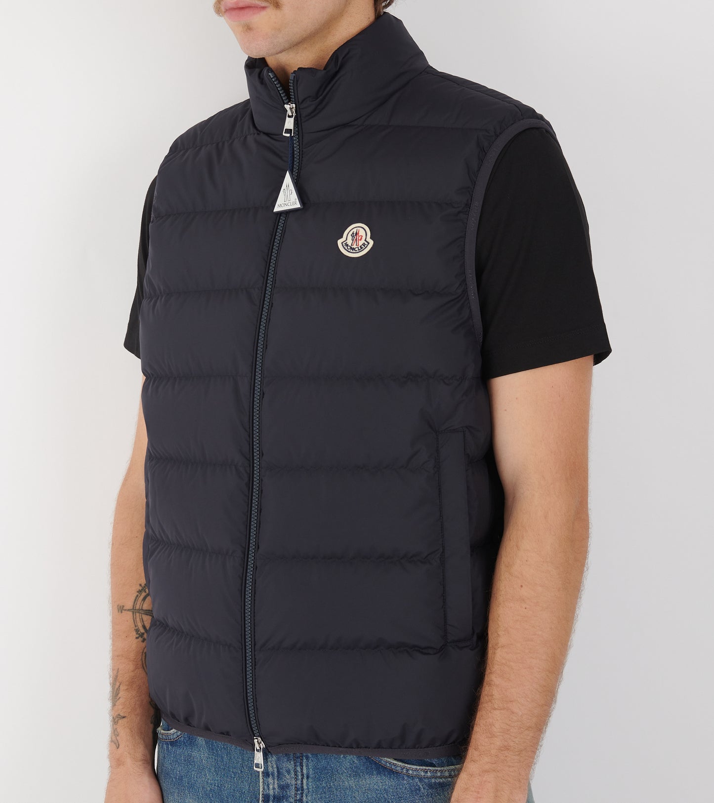 Contrin Down Vest Navy Blue