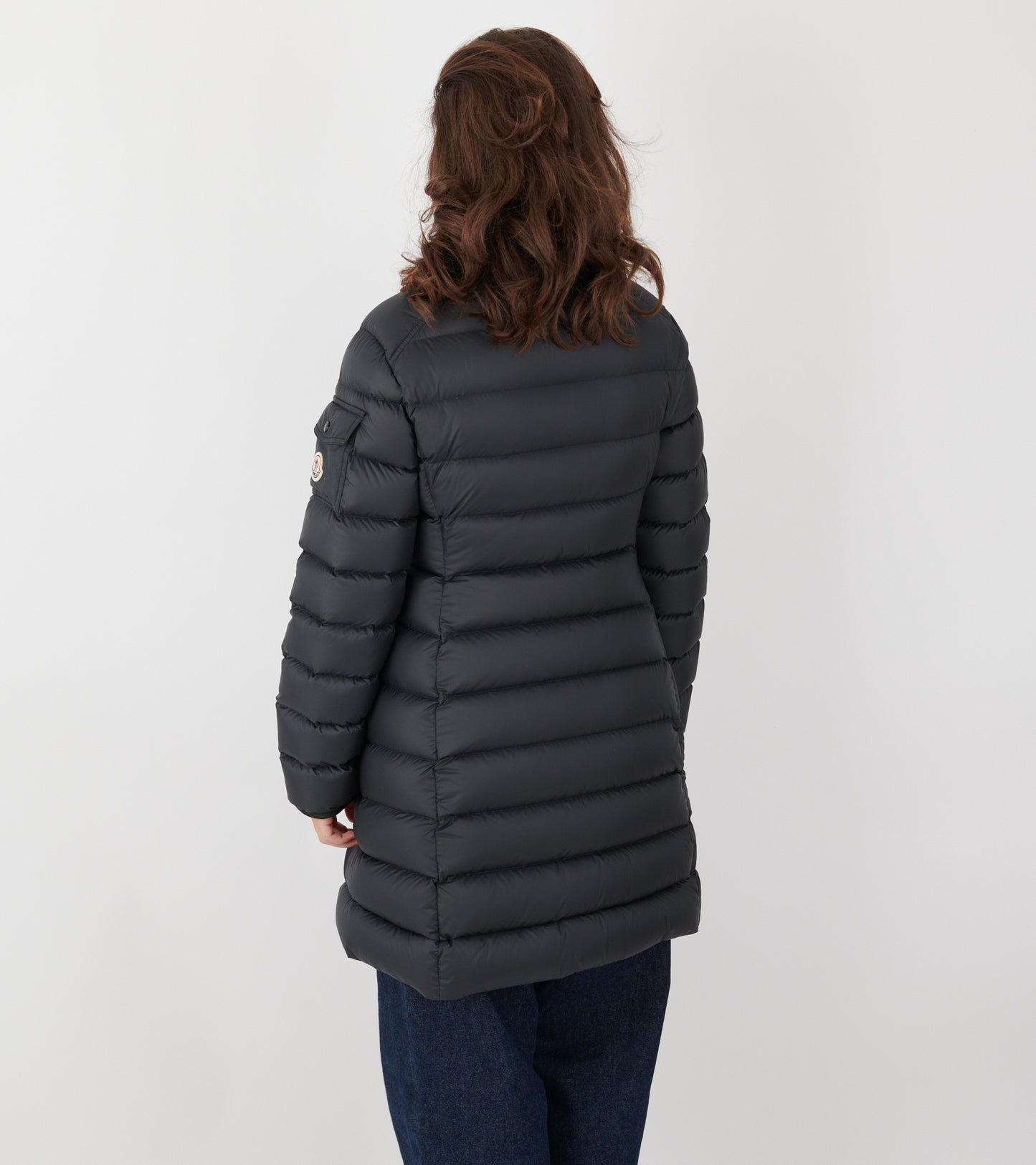 Igesse Mid-Length Down Jacket Black