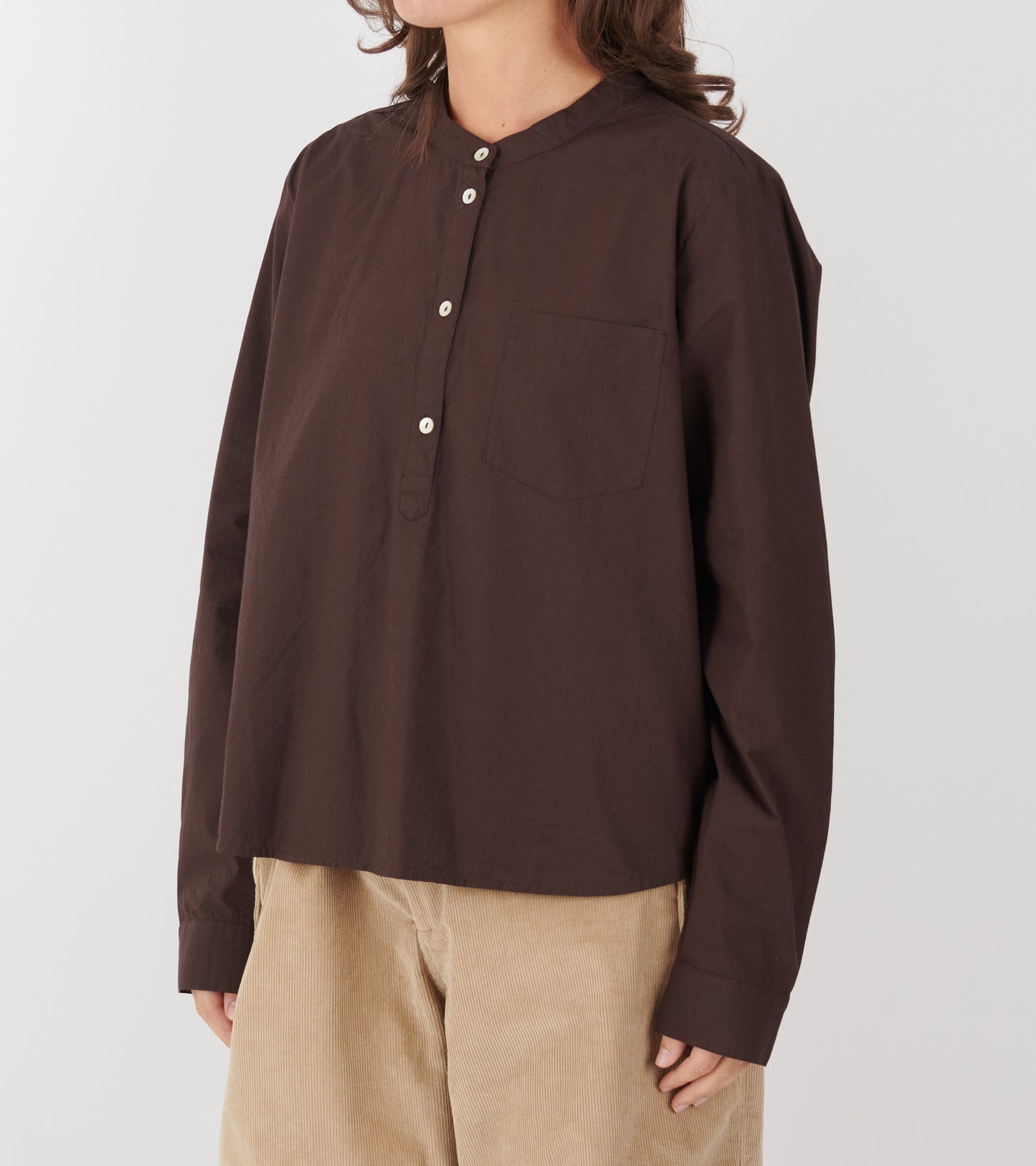 Agnes Shirt Dark Brown