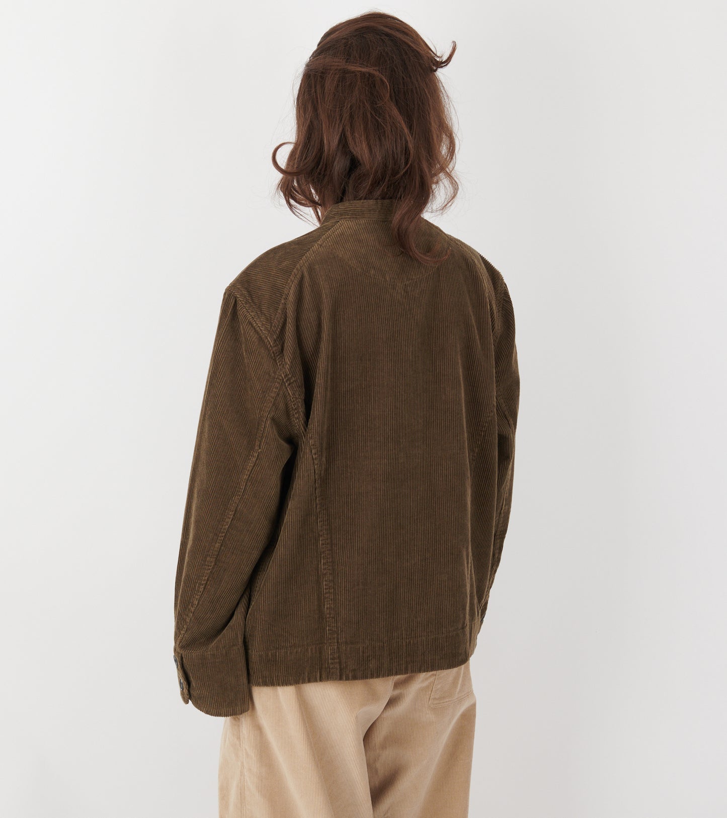 Angela Jacket Corduroy Bark