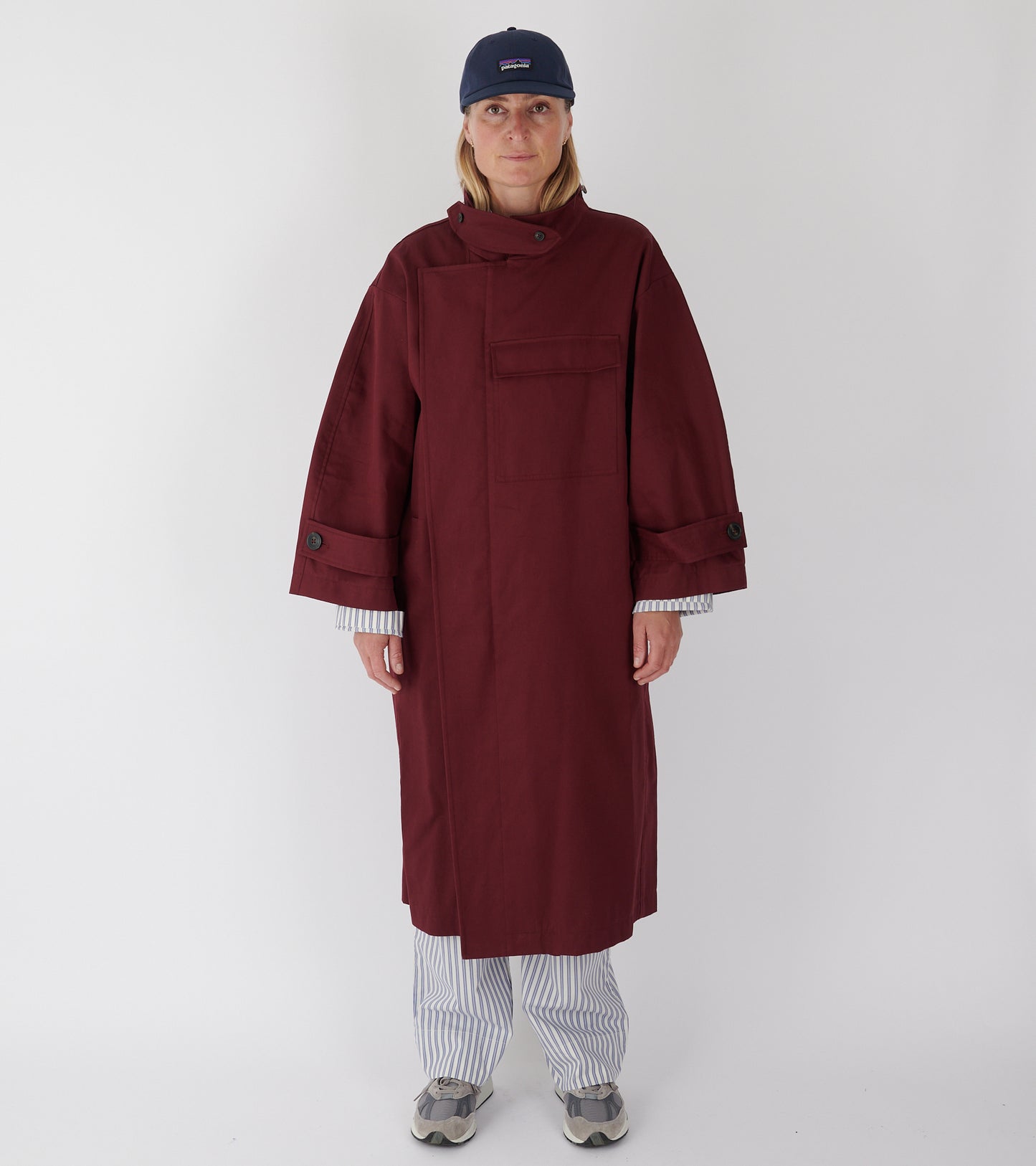 Water Resistant Coat Burgundy
