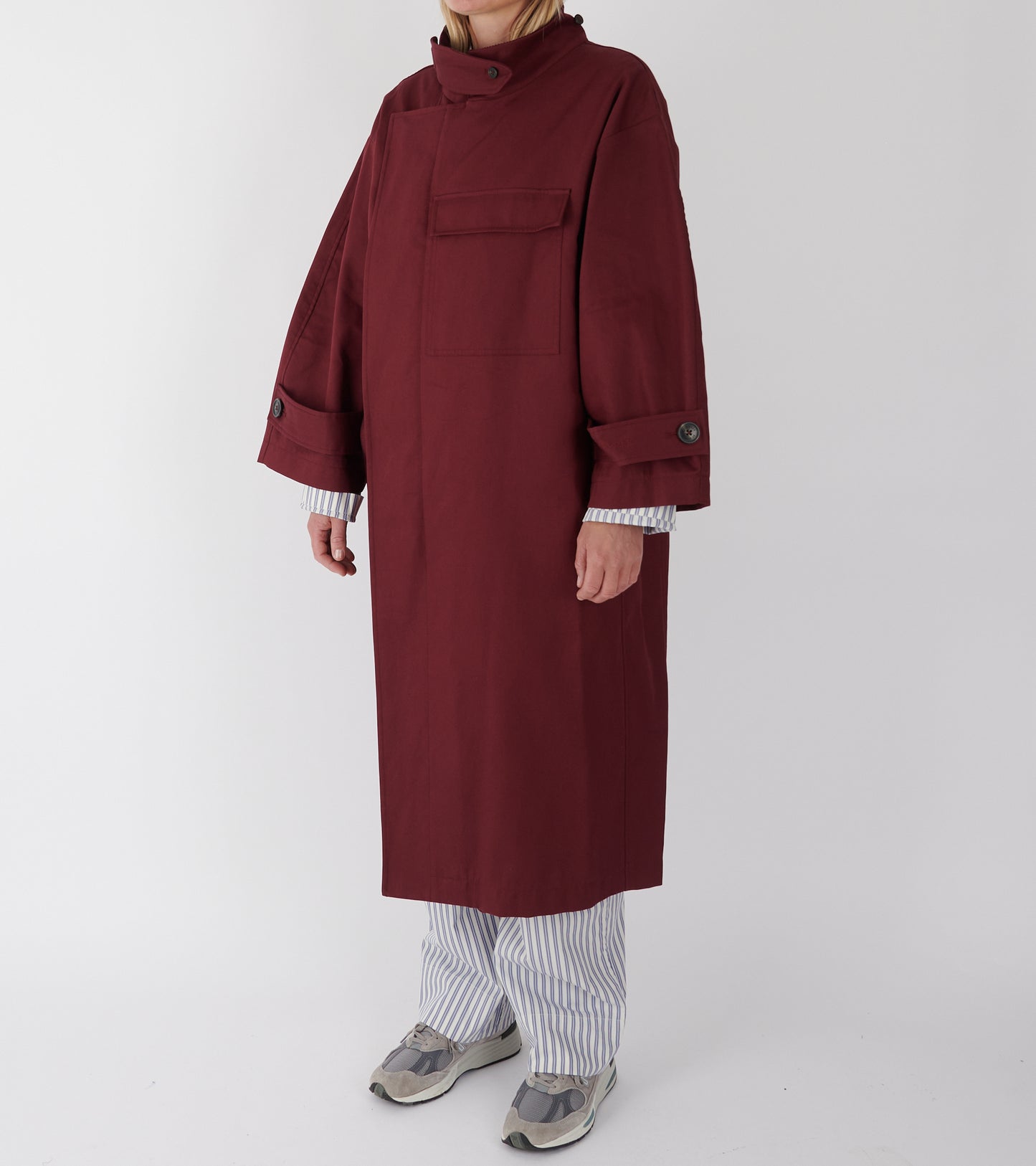 Water Resistant Coat Burgundy