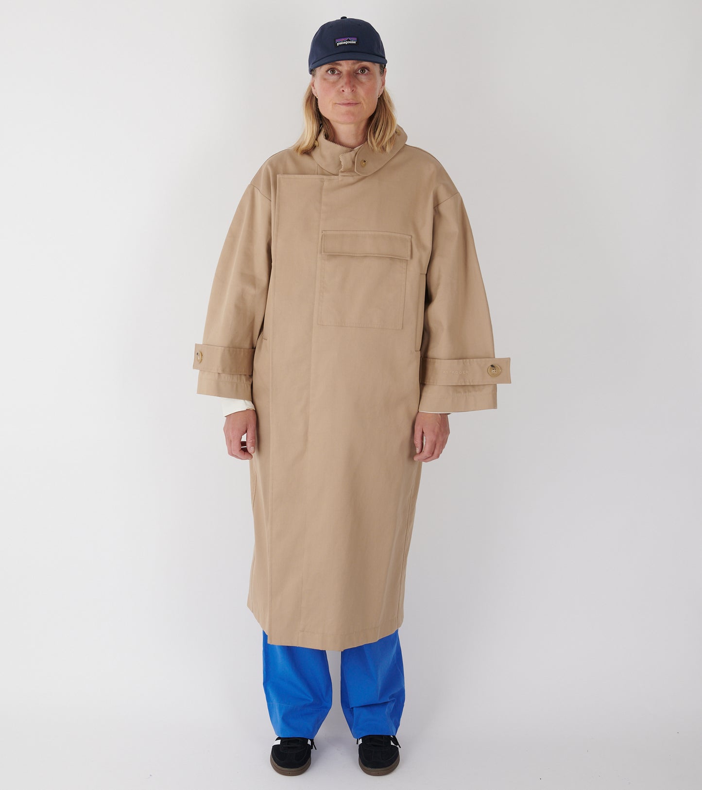 Water Resistant Coat Cool Beige