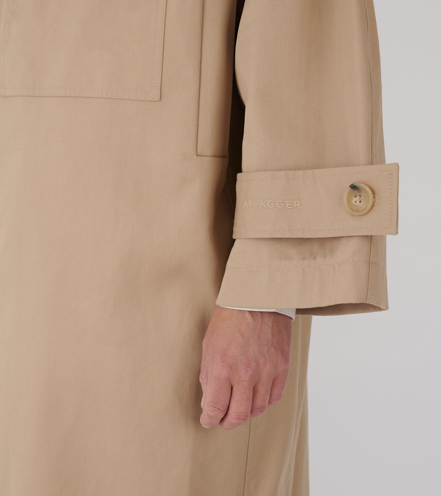 Water Resistant Coat Cool Beige
