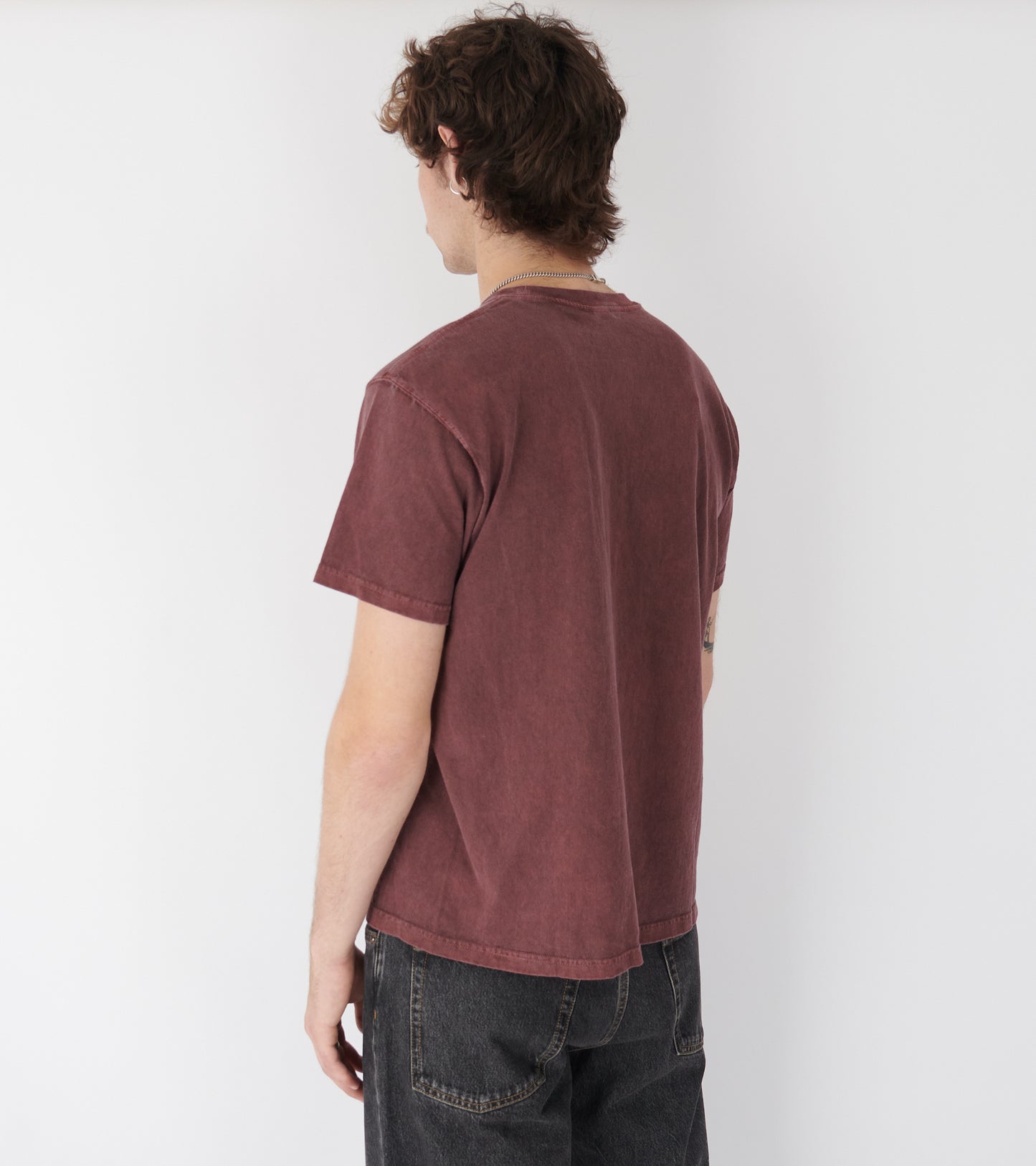 SS Crew Tee Bordeaux
