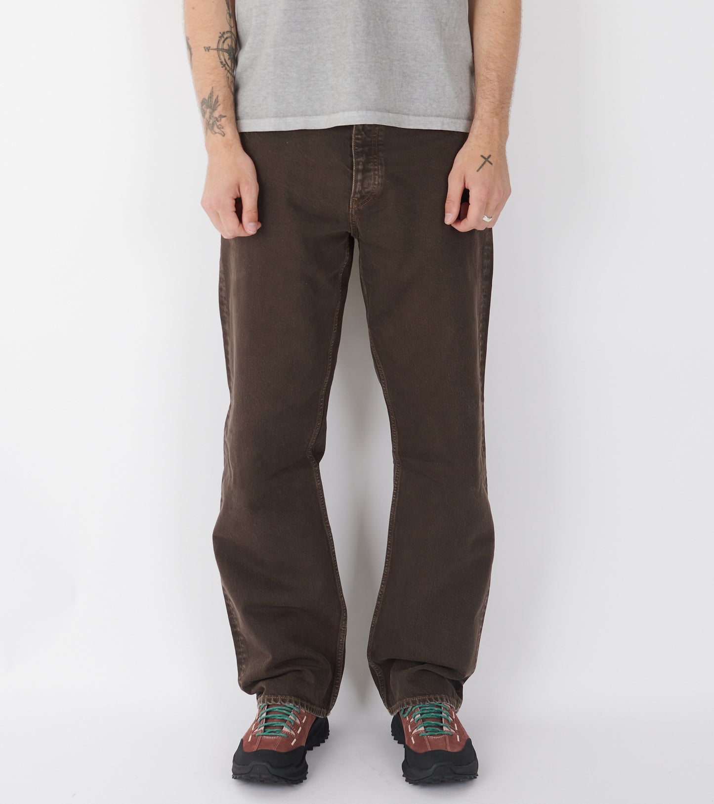 Loose Jeans Vintage Brown