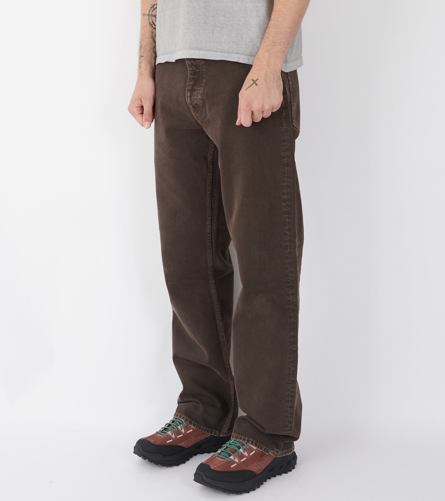 Loose Jeans Vintage Brown