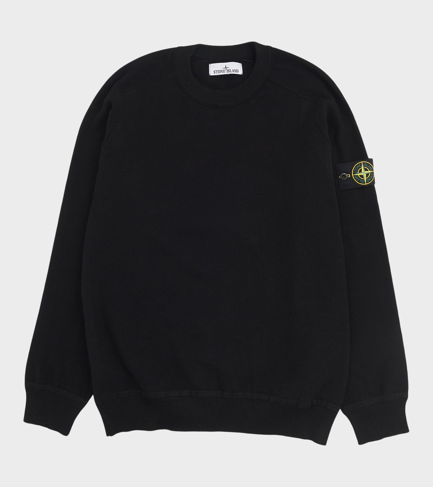 Cotton Texture Knit Black