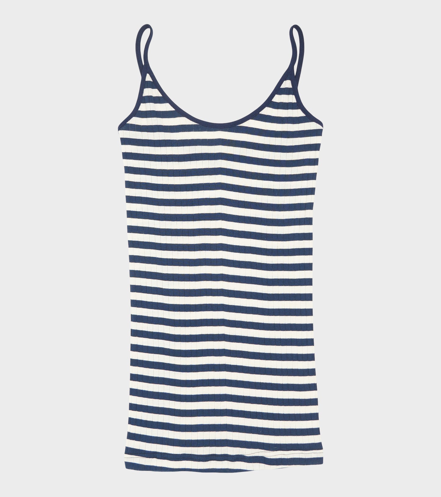 101 Strap Top Marine/Ecru