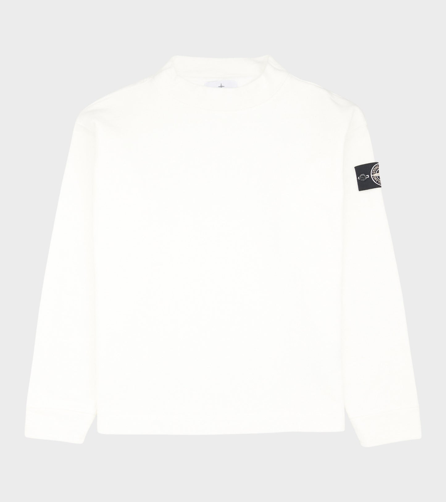 Elbow Patch Sweatshirt White