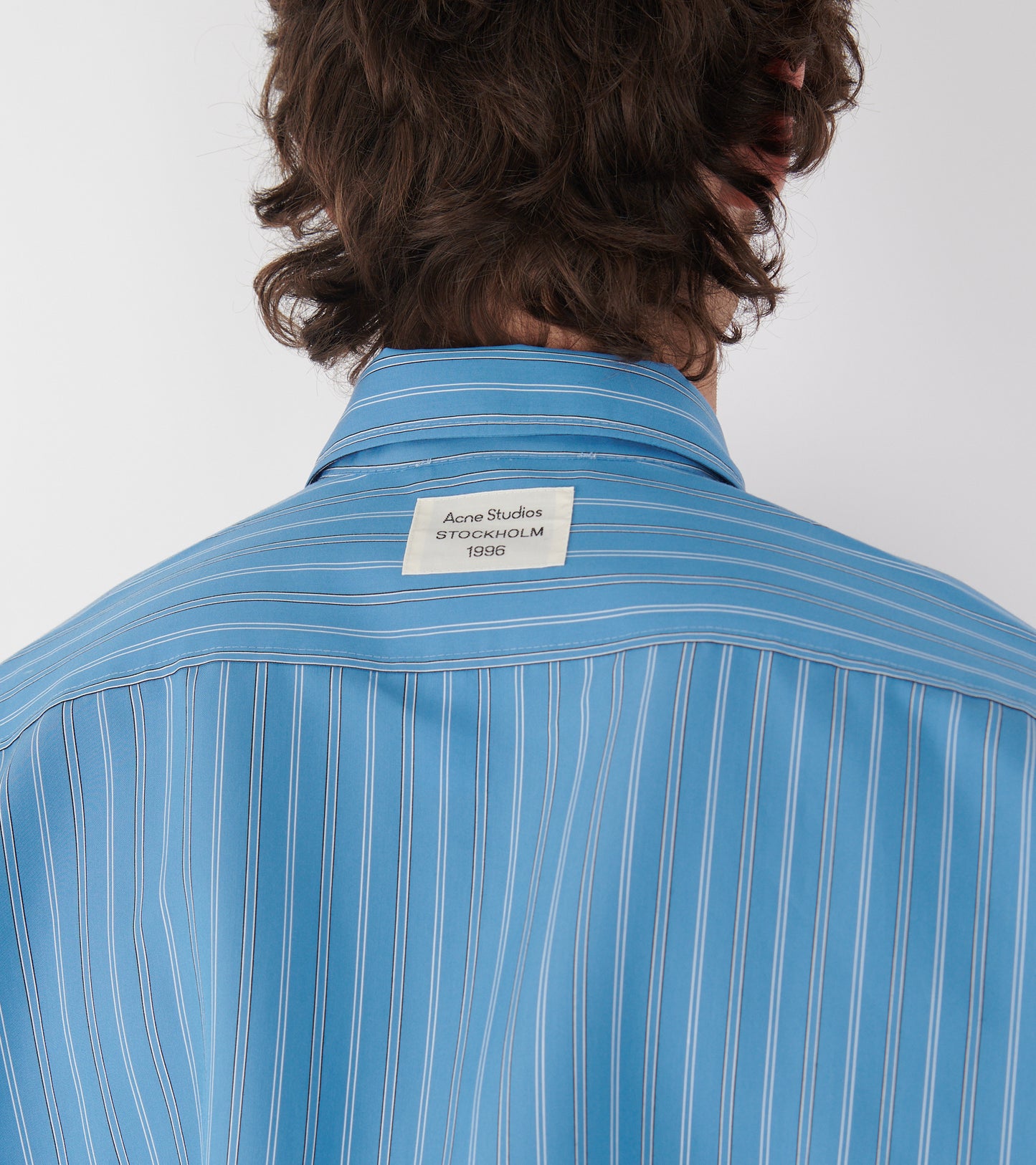 Button Up Striped Shirt Blue Multi