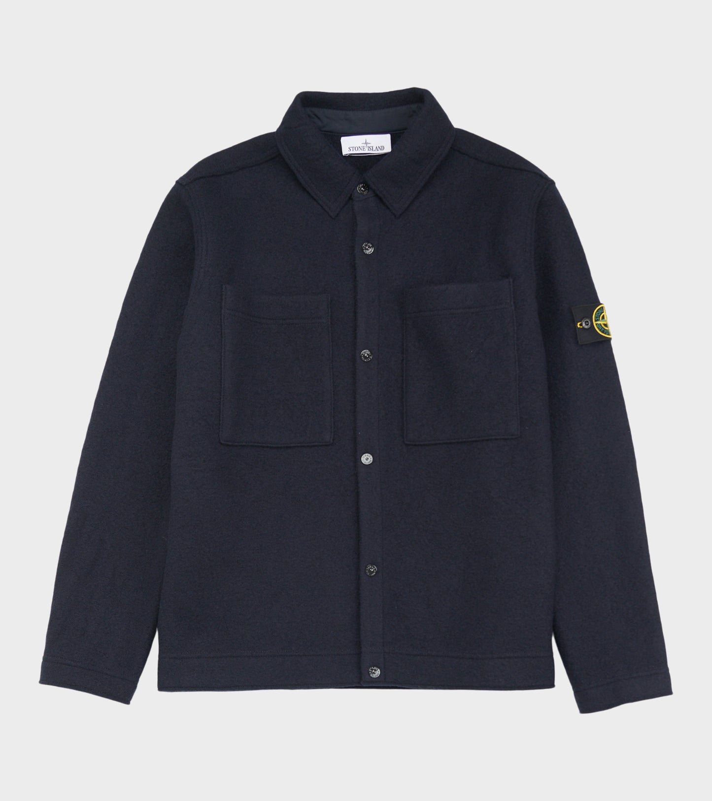 Wool Overshirt Dark Navy