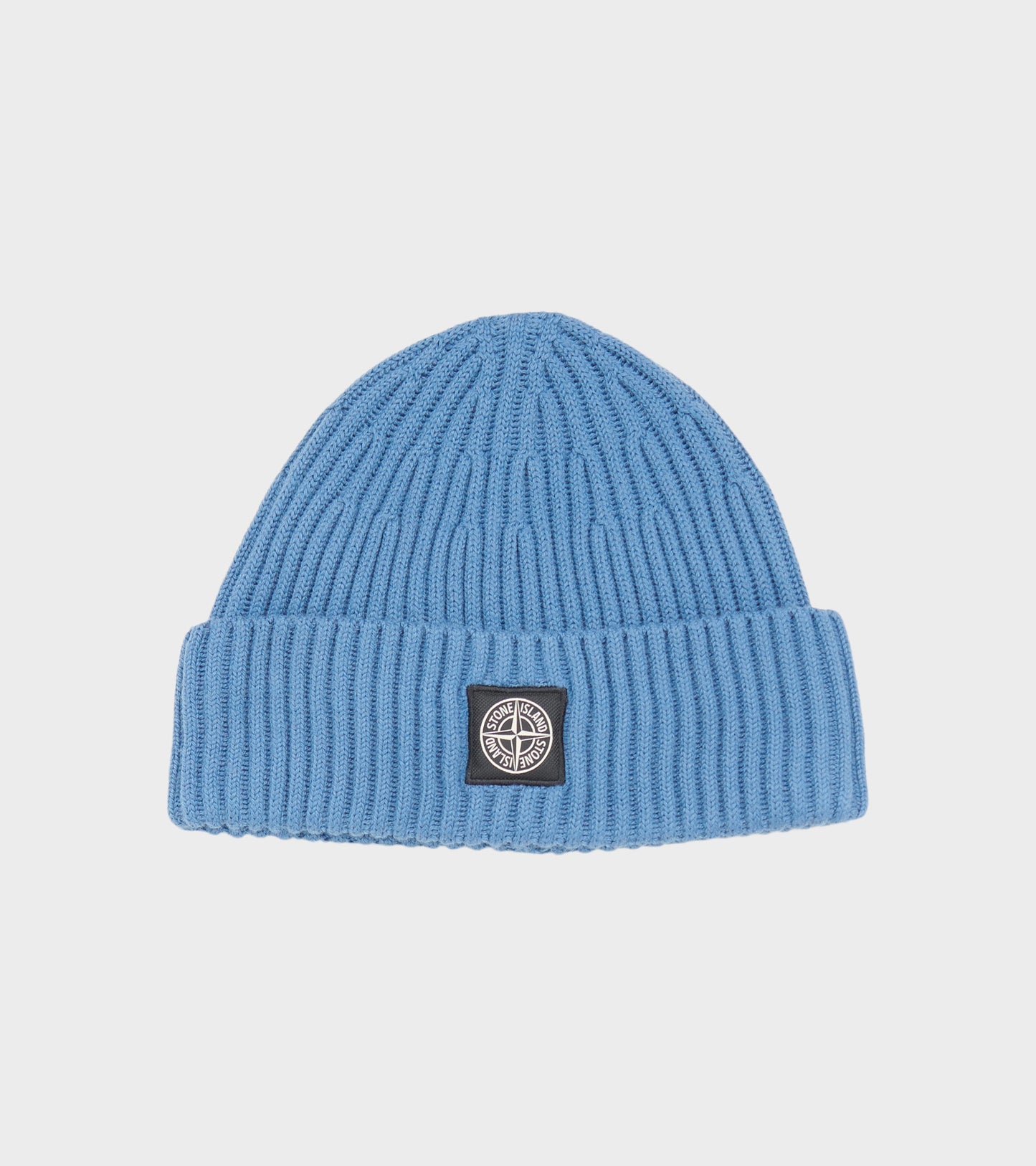 Rib Wool Logo Beanie Blue