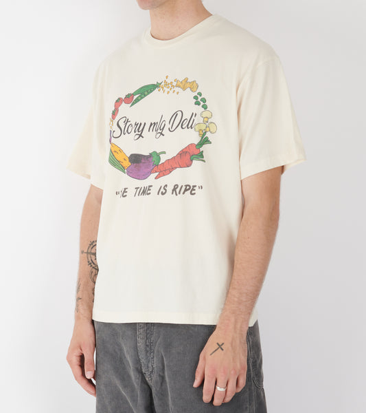 Grateful Tee S/S Ecru Story Deli