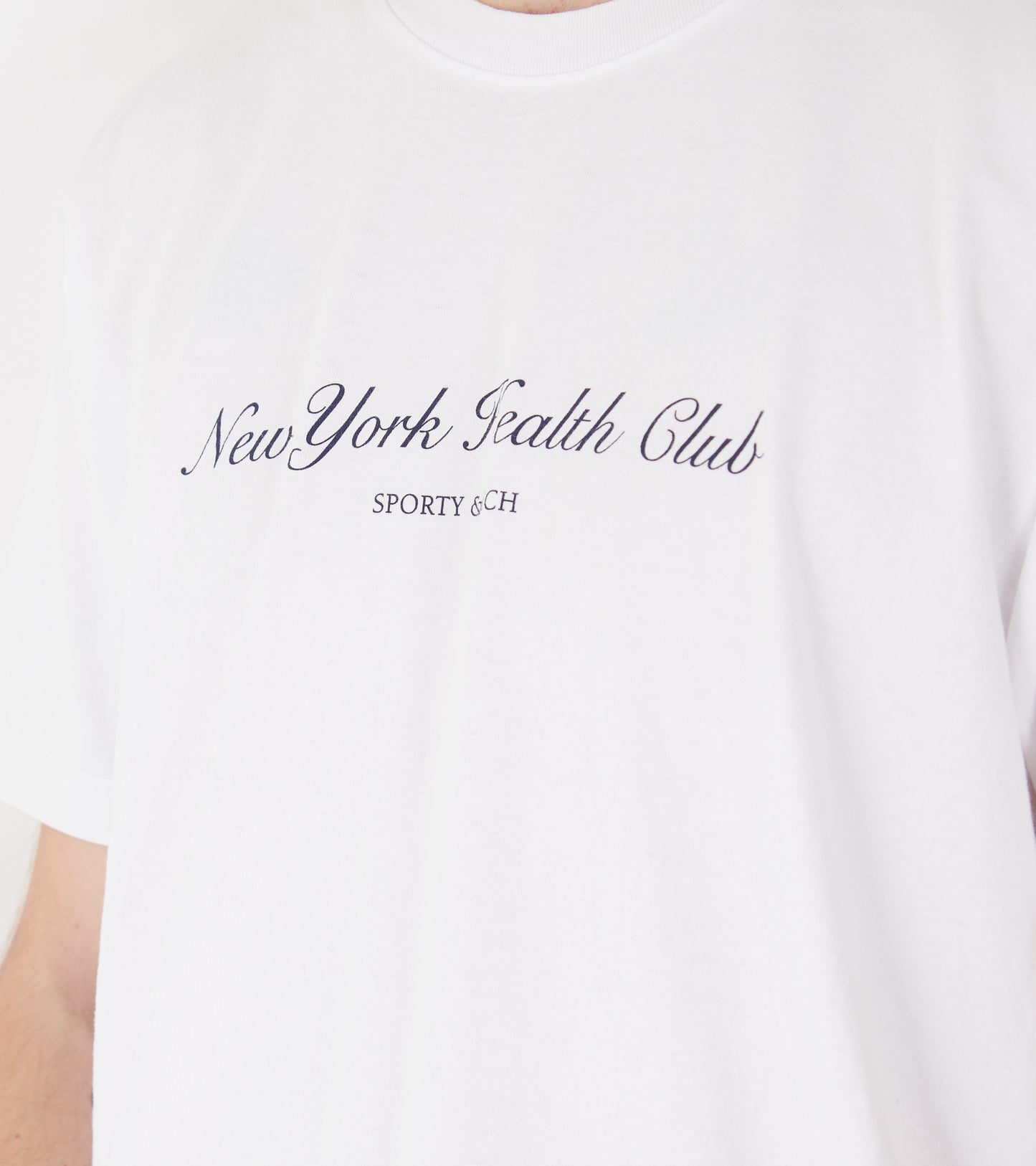 NY Health Club T-shirt White/Navy