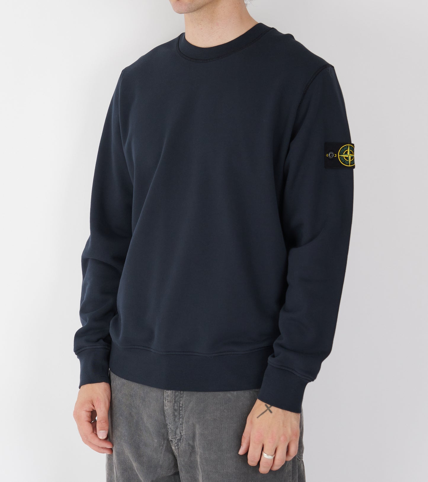 Patch Regular Sweatshirt Navy