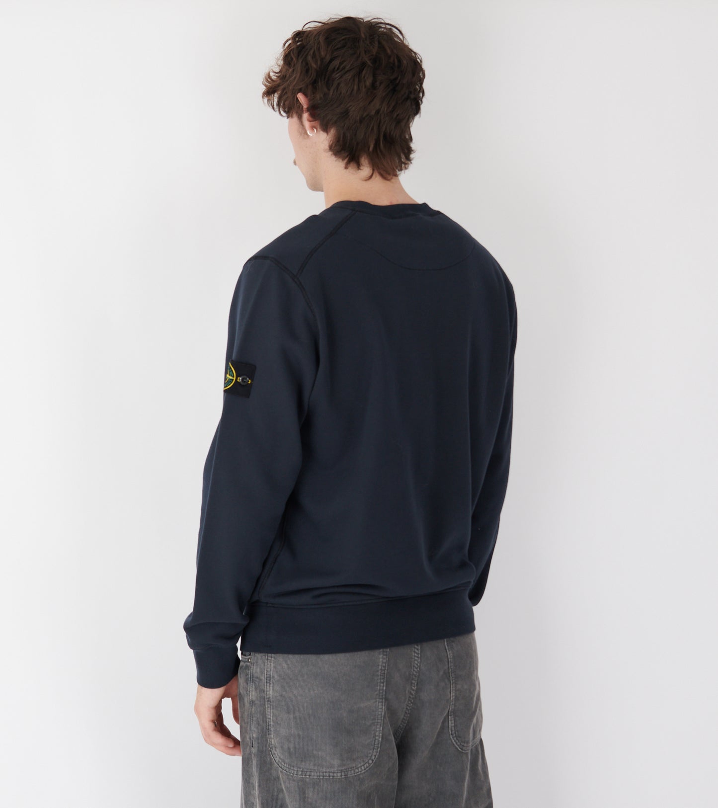 Patch Regular Sweatshirt Navy