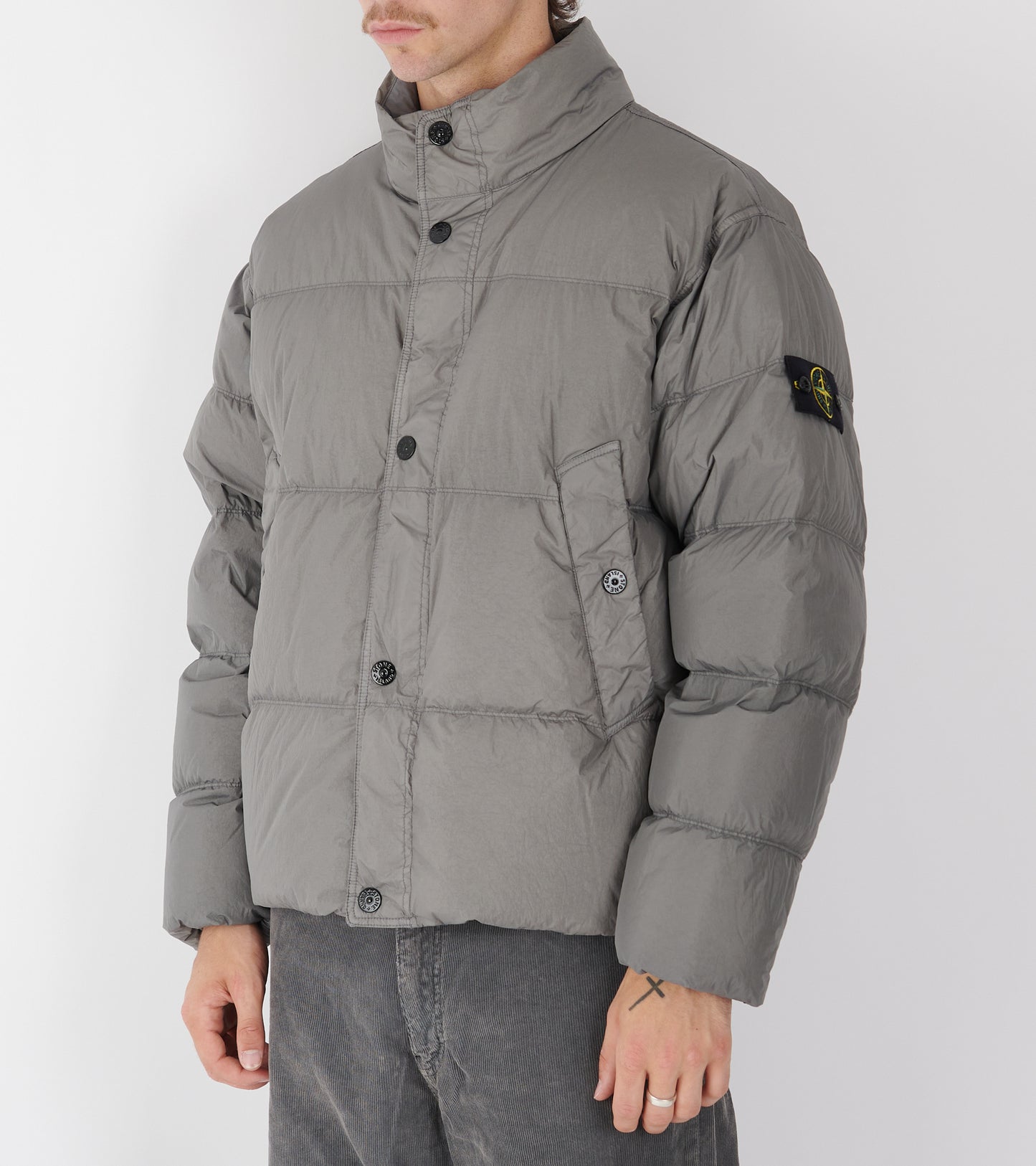 Garment Dyed Crinkle Reps NY Jacket Grey